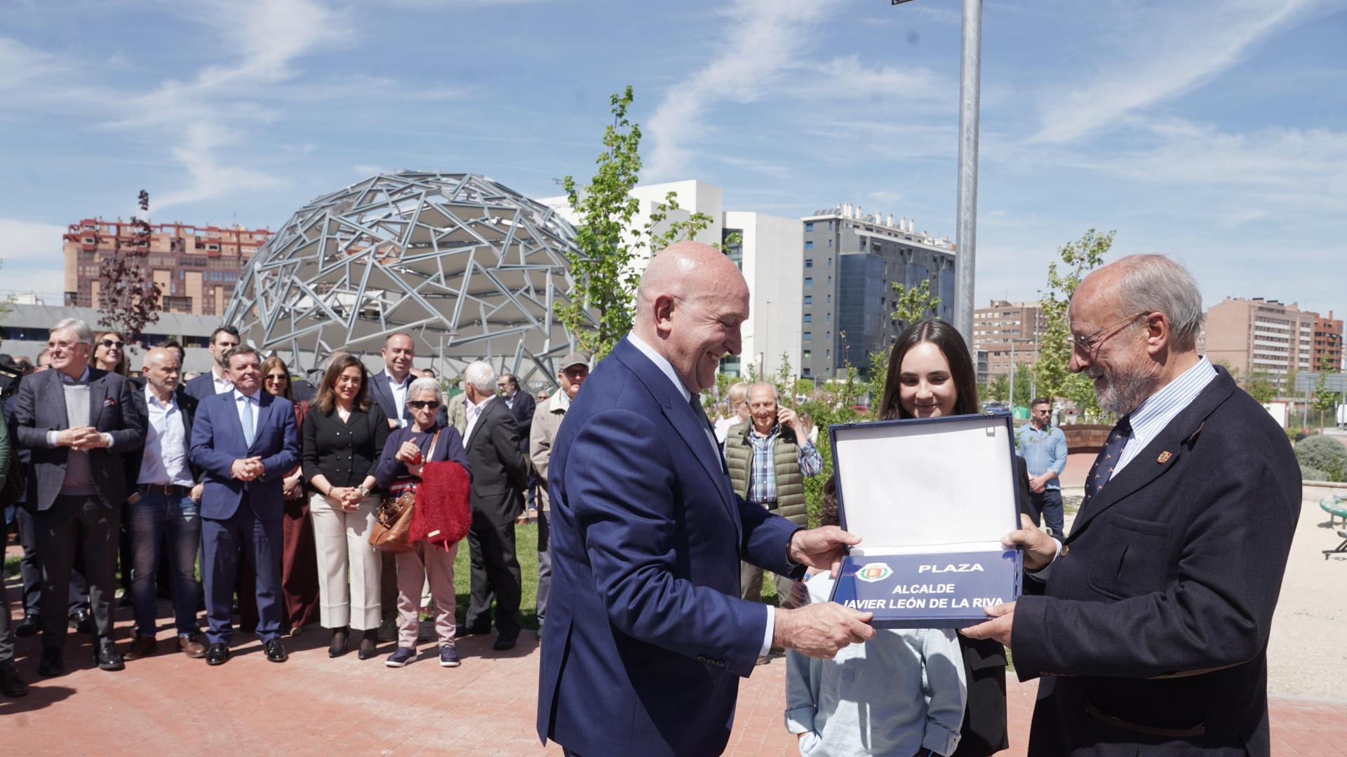 Esta es la ubicación de la Plaza Alcalde Javier León de la Riva en Valladolid: 