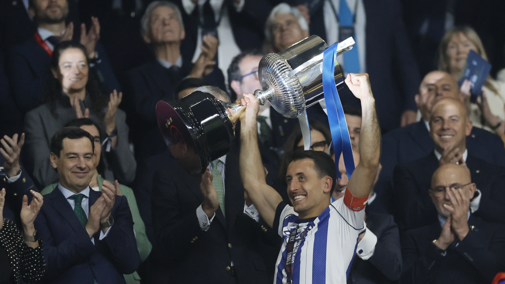 Mikel Oyarzabal, capitán de la Real Sociedad, sobre los penaltis en la final de la Copa del Rey: 