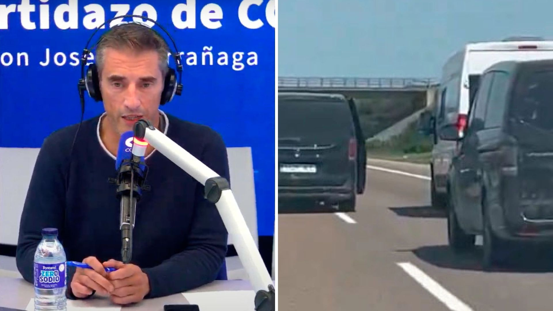Joseba Larrañaga estalla contra los supuestos seguidores de la Real Sociedad que acosaron en la carretera a aficionados del Atlético: 