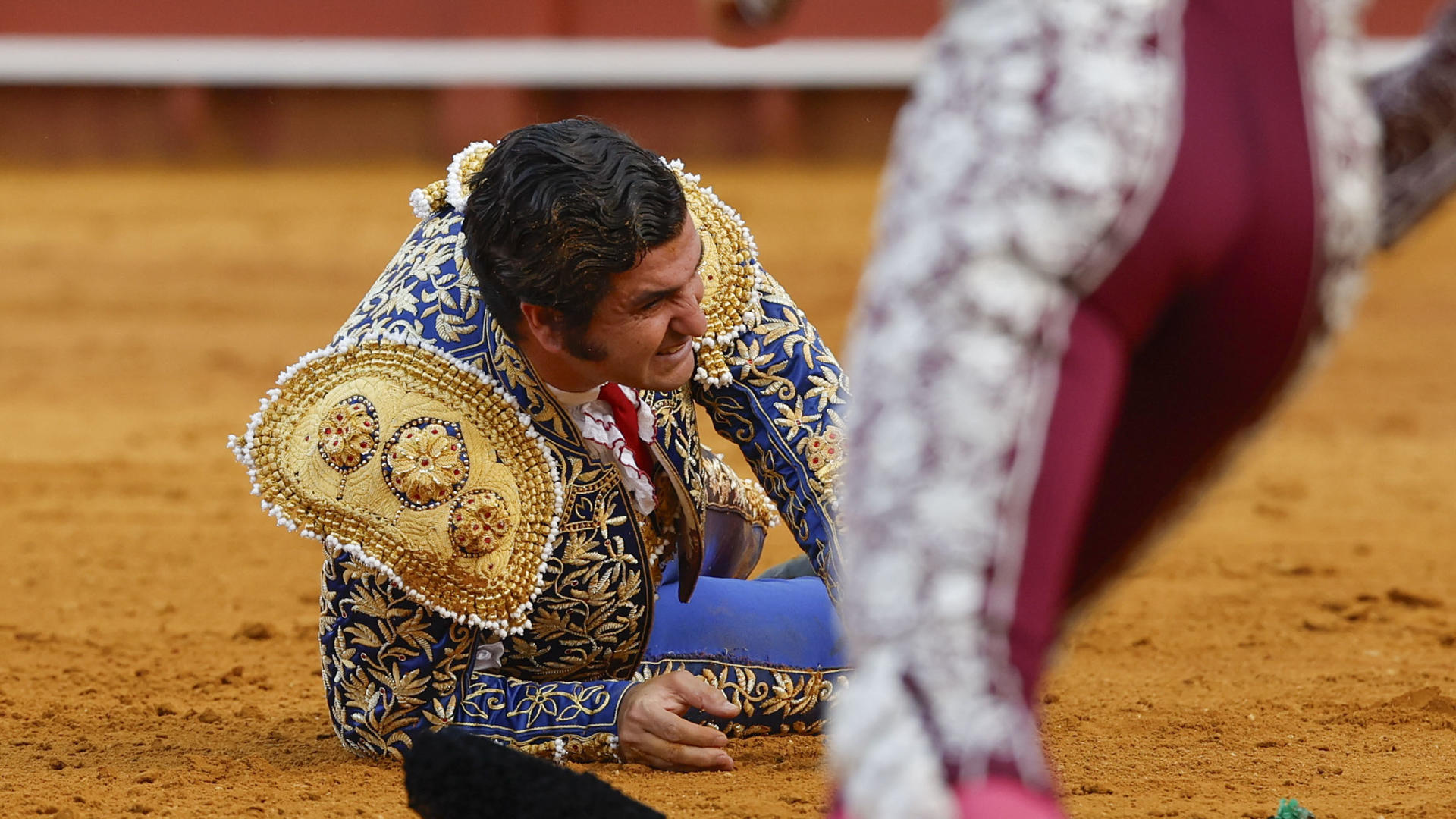 La cornada sufrida por Morante en Sevilla, 