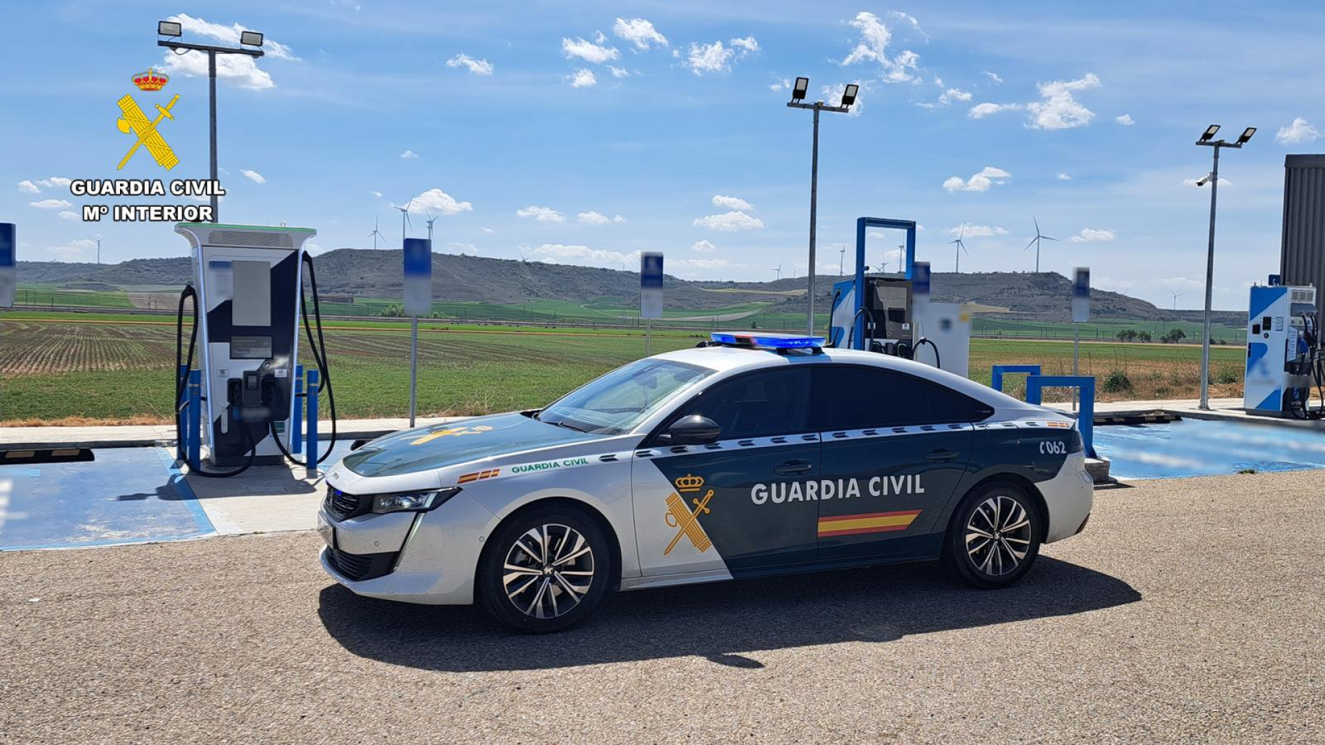 Detenido por un robo de cobre valorado en 40.000 euros en una estación de carga eléctrica