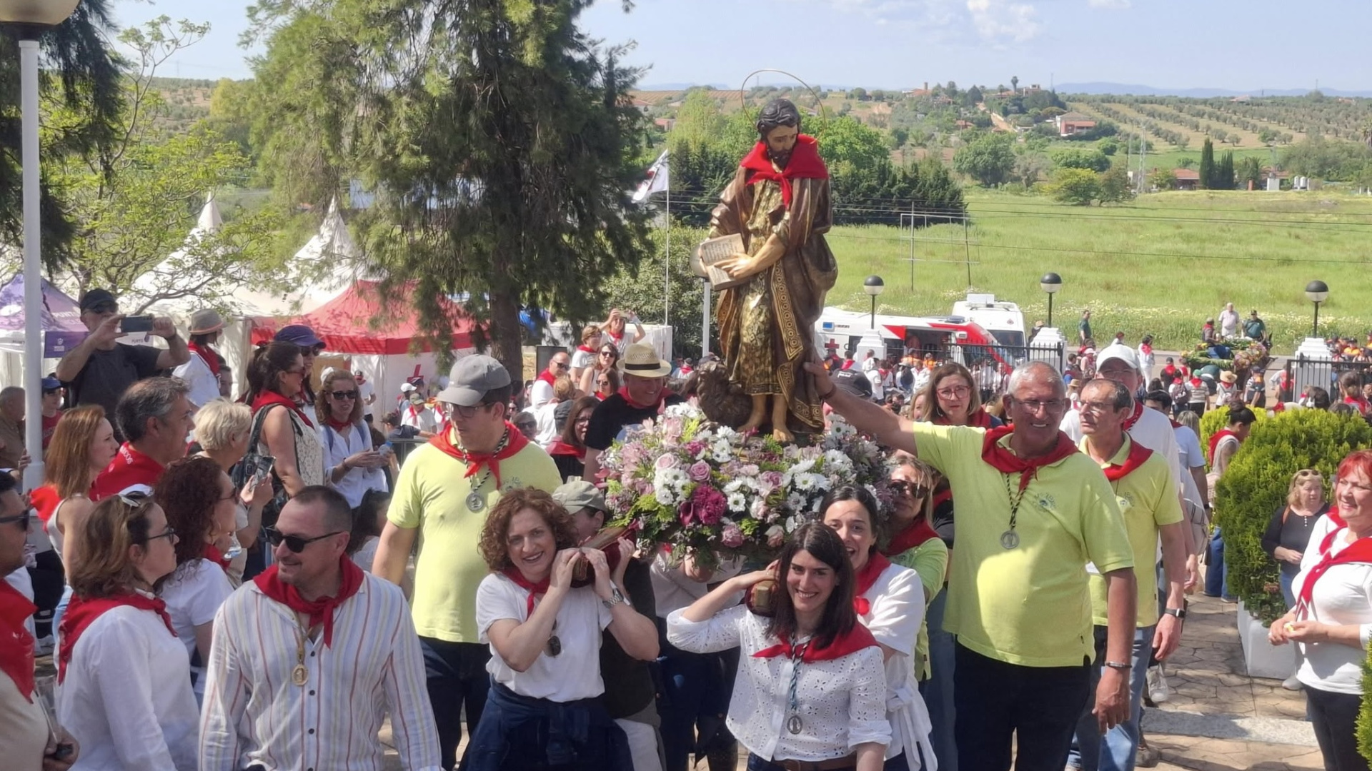 Almendralejo blinda la romería de San Marcos con 250 efectivos y vigilancia con dron