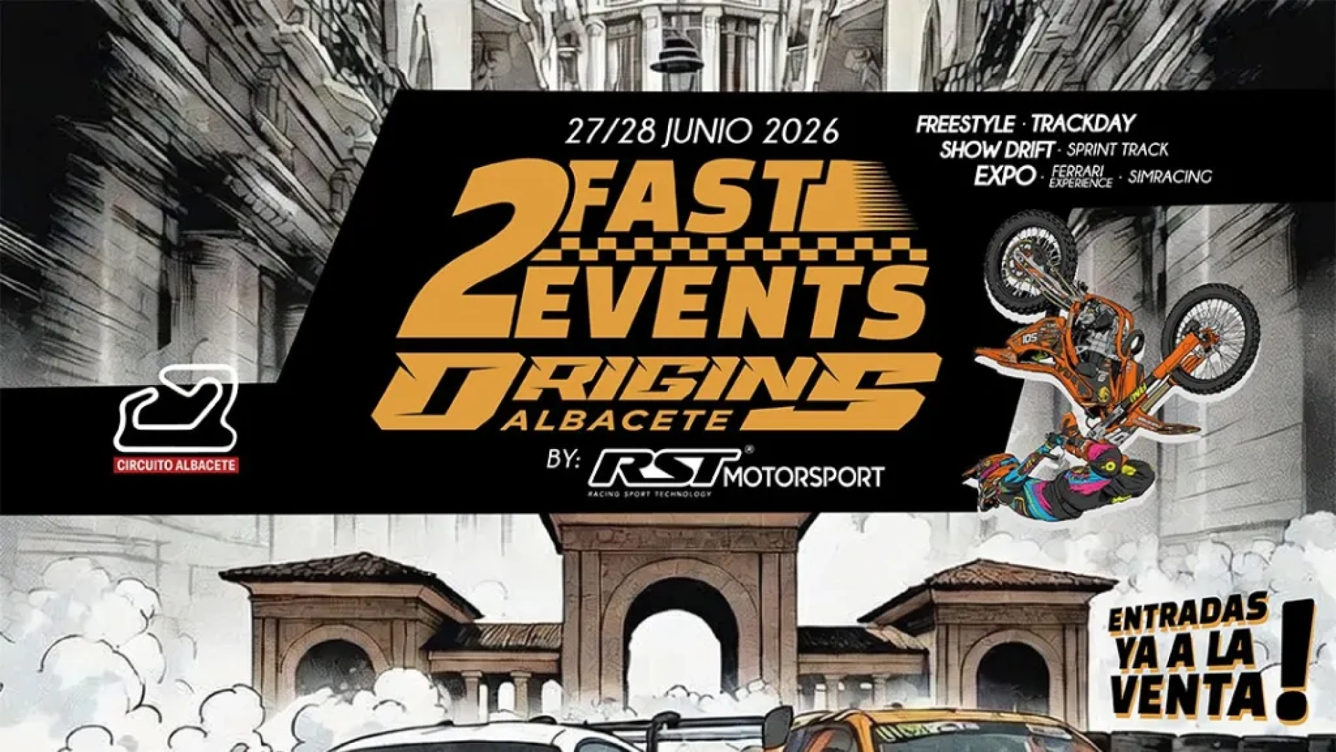 El automovilismo vuelve a lo grande al Circuito de Albacete con un espectáculo único