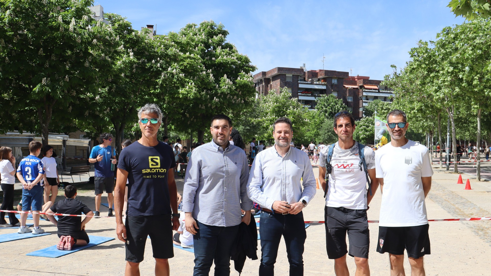 Tudela saca el deporte a la calle para mover el cuerpo y despertar la mente de 200 escolares
