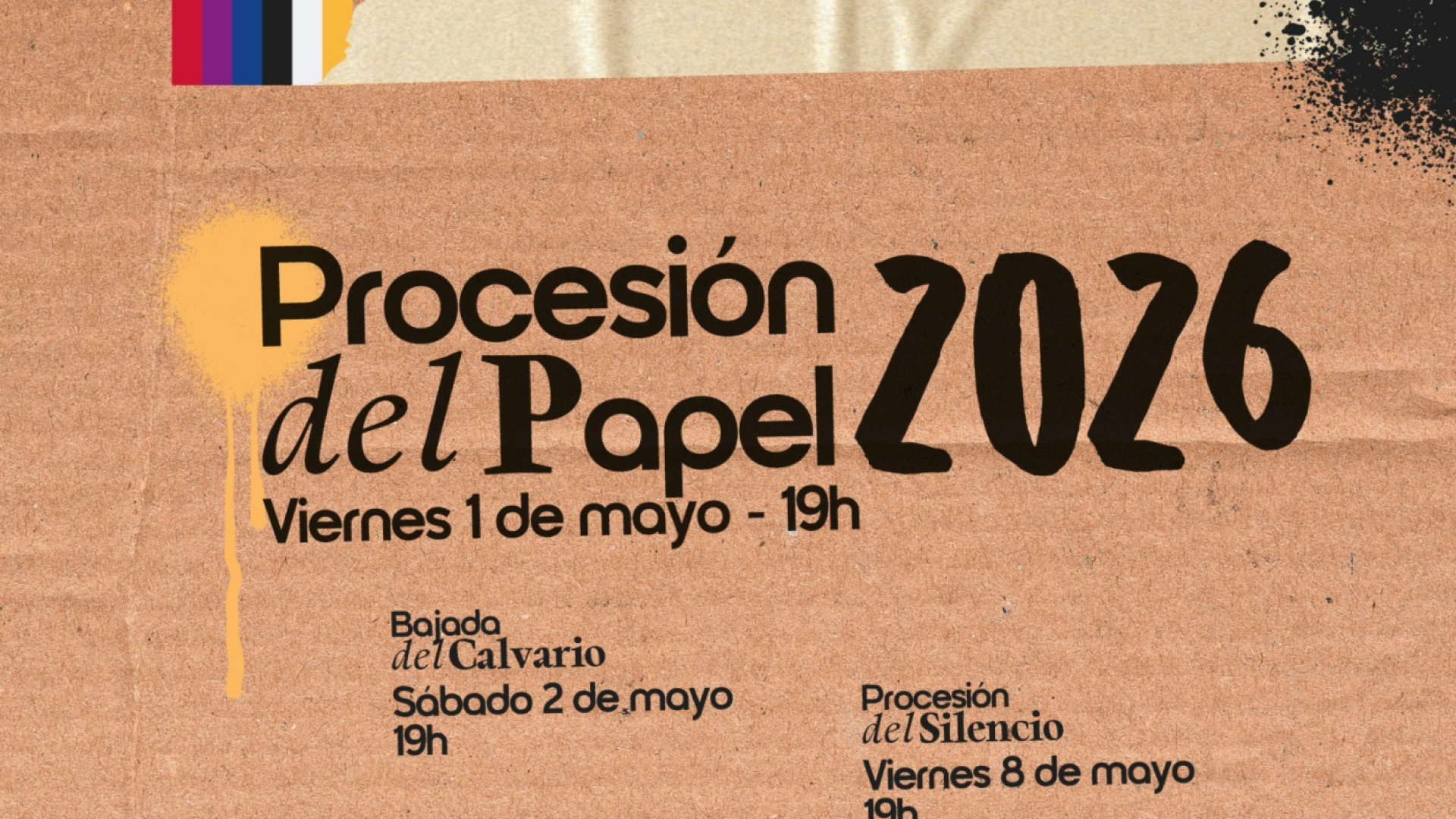 La cantera de la Semana Santa de Lorca toma las calles con su Procesión del Papel