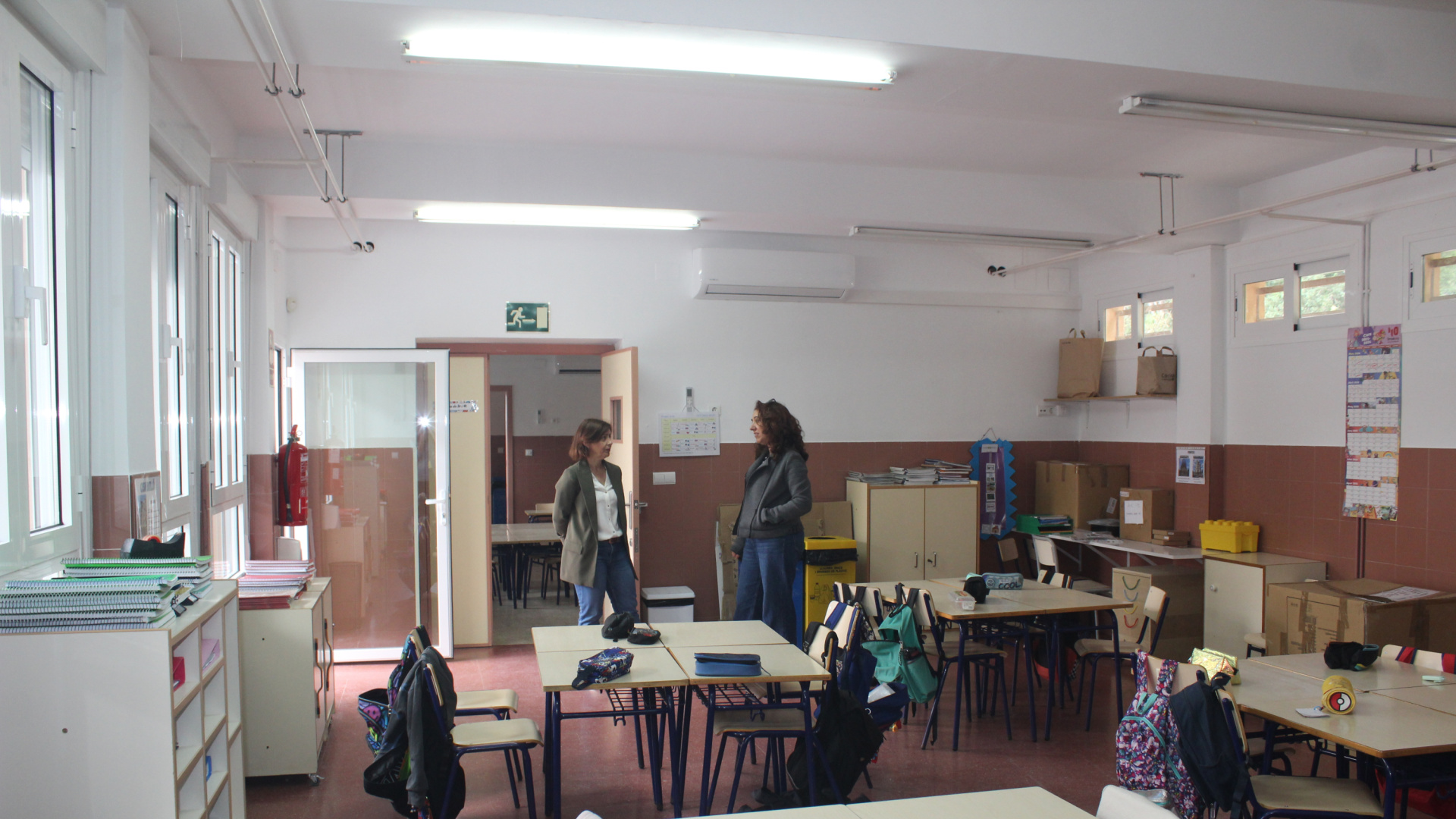 El colegio Pare Pere de Jesús Pobre estrena su nueva cara tras la primera fase de las obras