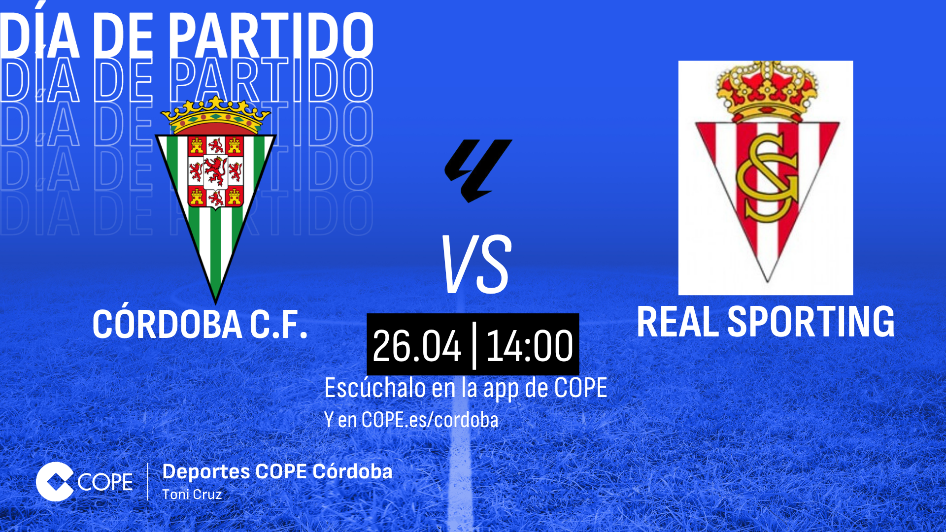 Horario y dónde ver y escuchar el Córdoba CF-Real Sporting de la jornada 37ª de Liga Hypermotion