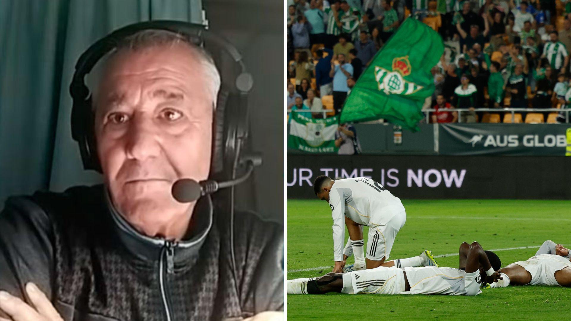 Poli Rincón 'explota' contra el Real Madrid tras el empate contra el Betis: "Parece mentira que estemos hablando de un equipo profesional"