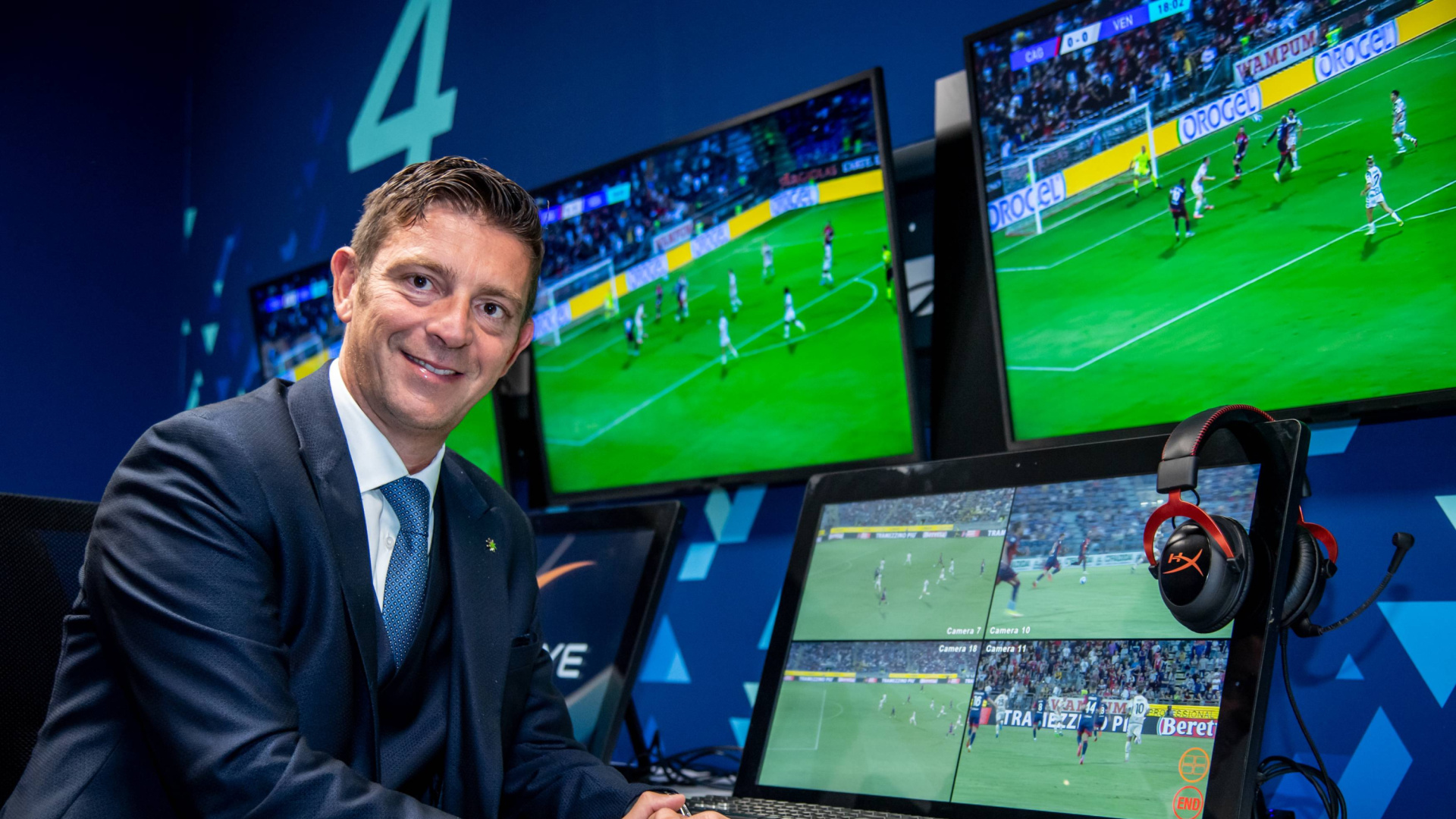 Escándalo arbitral en Italia: Investigan por fraude deportivo al designador arbitral de la Serie A y la Serie B