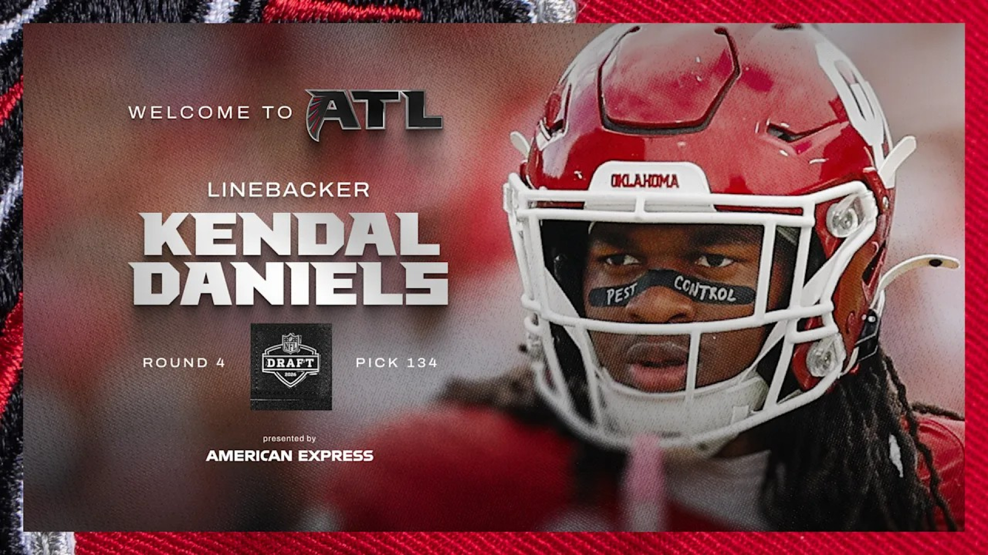 Una leyenda del Real Madrid se cuela en el Draft de la NFL para anunciar a un jugador de los Falcons