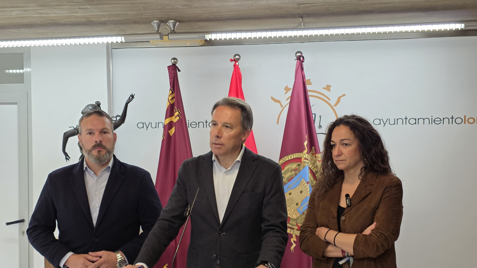 Frente común en Lorca para exigir a Adif cambios en el AVE para reducir el riesgo de riadas