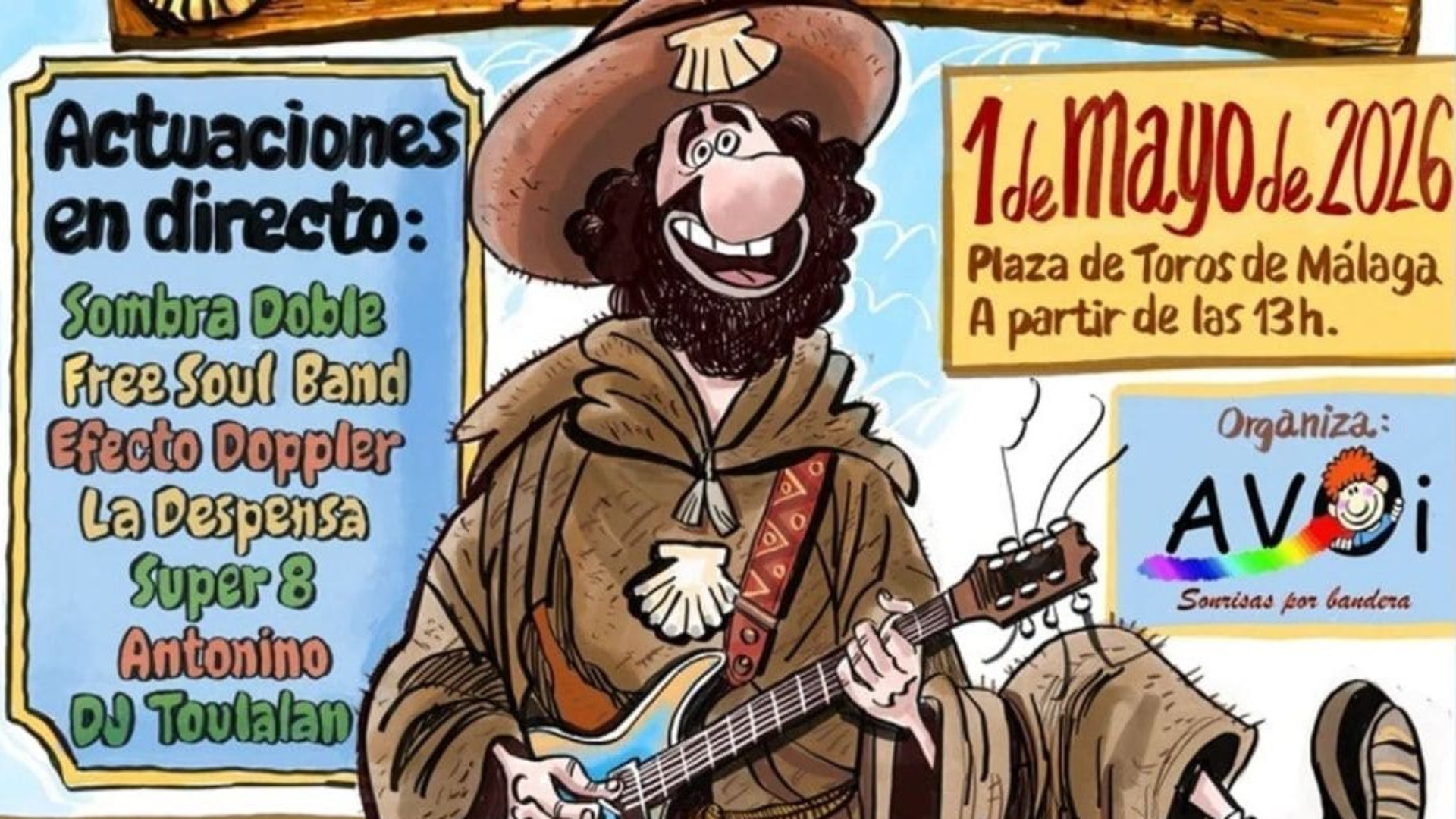 AVOI celebra una gran fiesta solidaria para llevar a niños con cáncer al Camino de Santiago