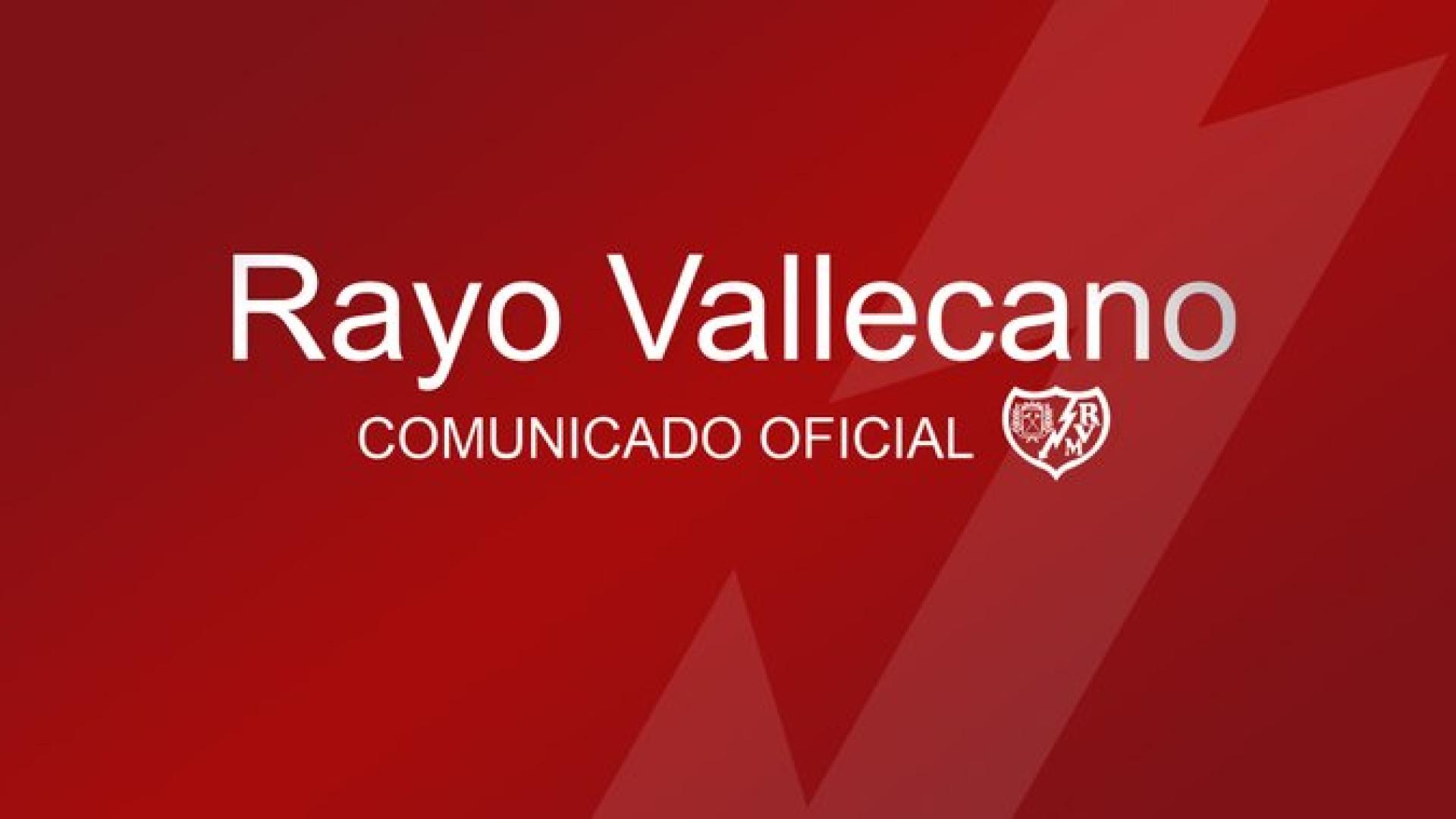 Duro comunicado del Rayo Vallecano contra el estamento arbitral: 
