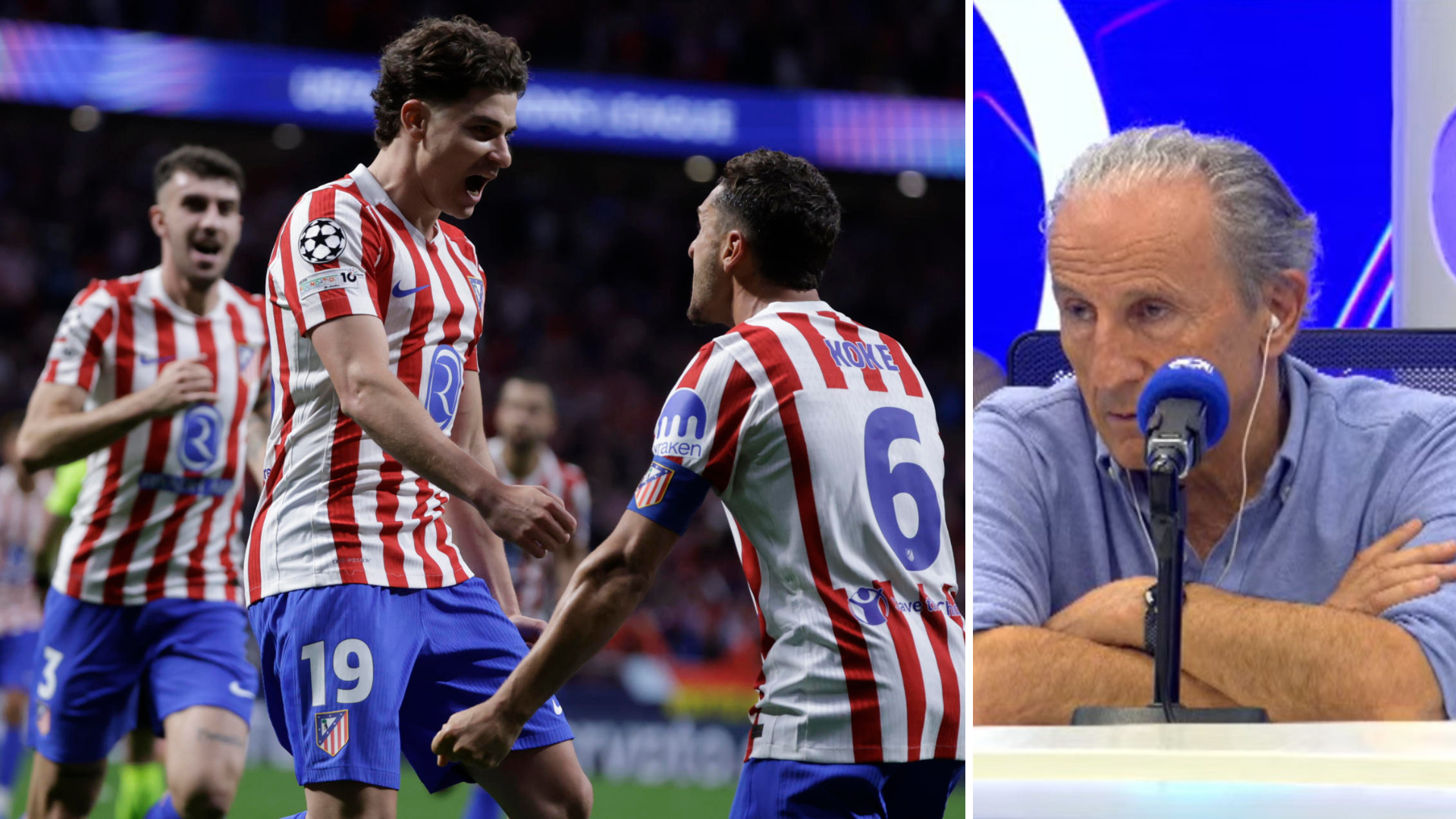 Petón analiza el empate entre Atlético y Arsenal en Champions: 