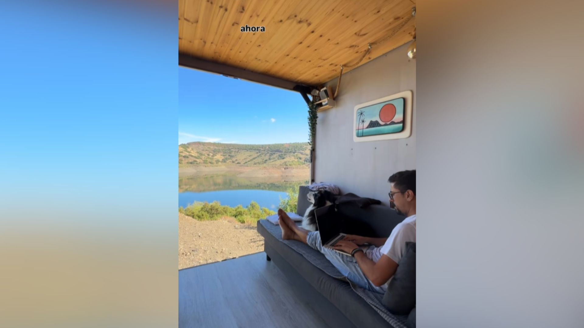 Franc vive en un camión camperizado: 