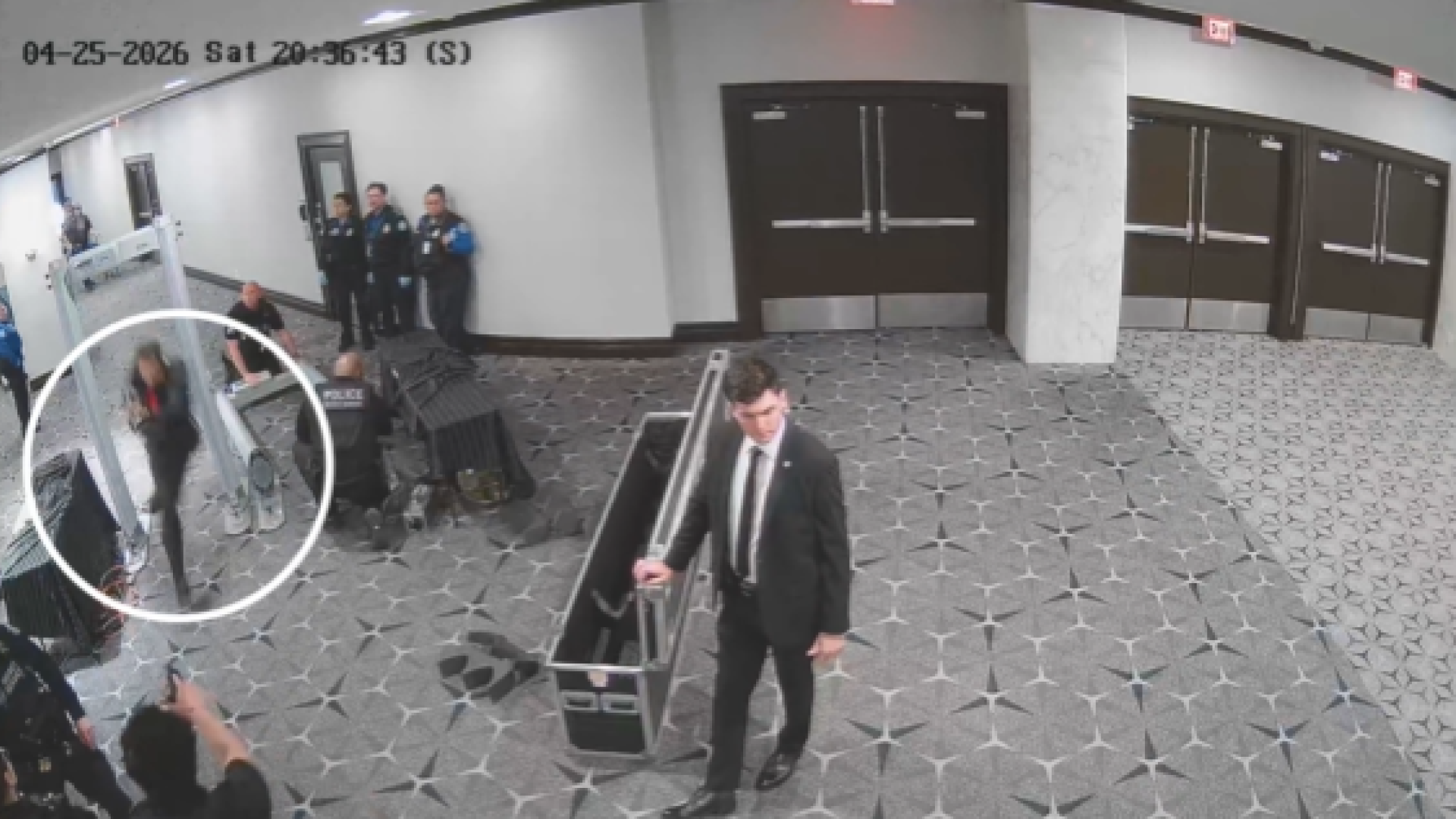 La Fiscalía de Washington publica el vídeo íntegro del intento de asesinato de Trump en la cena de corresponsales