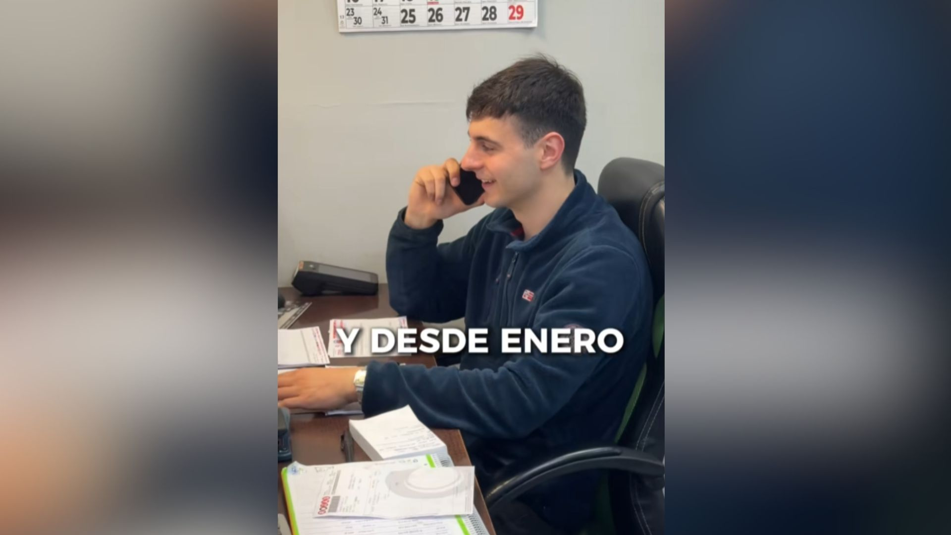 Álvaro (24), propietario de taller de mecánica: 