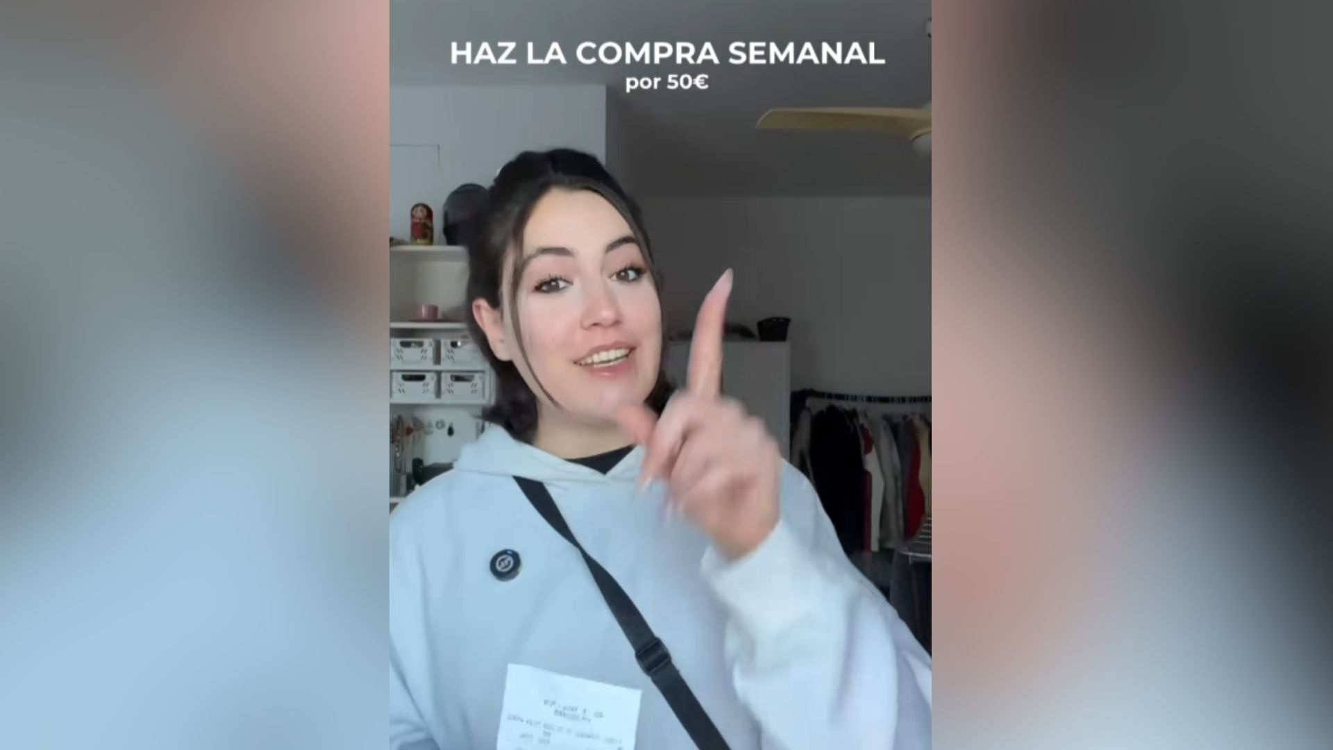 Lucía (25): "Hago la compra semanal con 50 euros con una lista para no comprar tonterías, incluso con cosas que no compro todas las semanas"