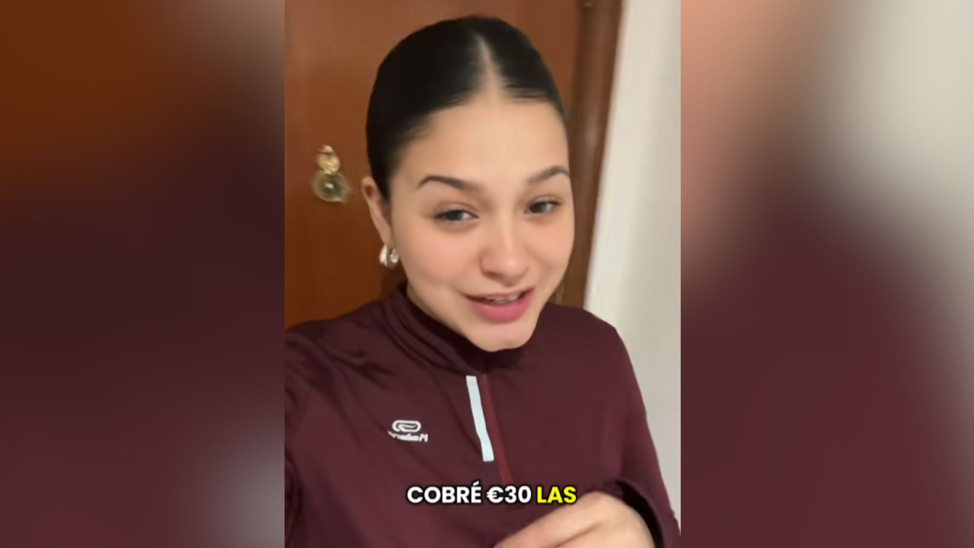 Agustina Morales, empleada del hogar: 