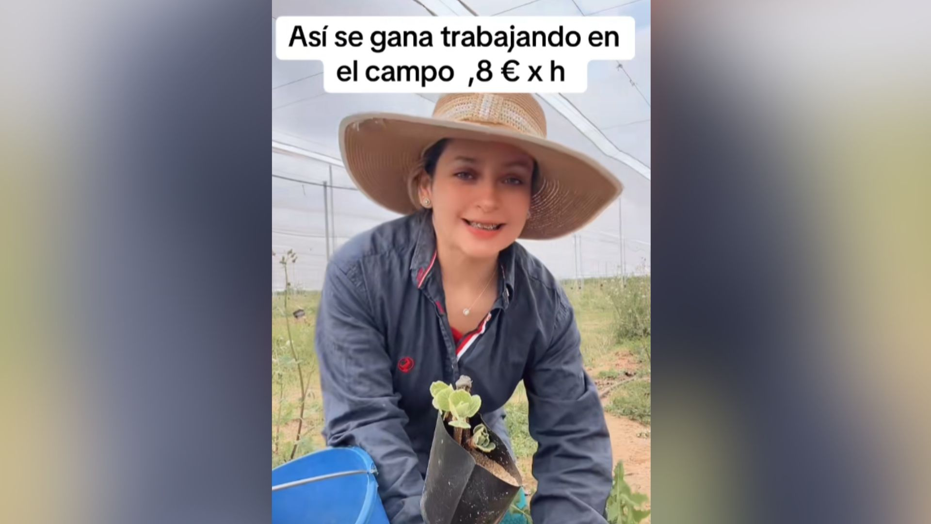 María Leticia, trabajadora en el campo: 