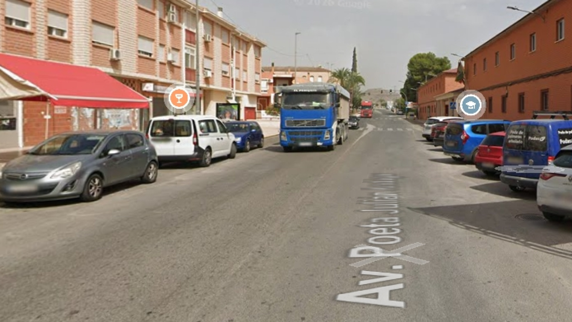 Santomera restringe desde hoy el tráfico pesado. 