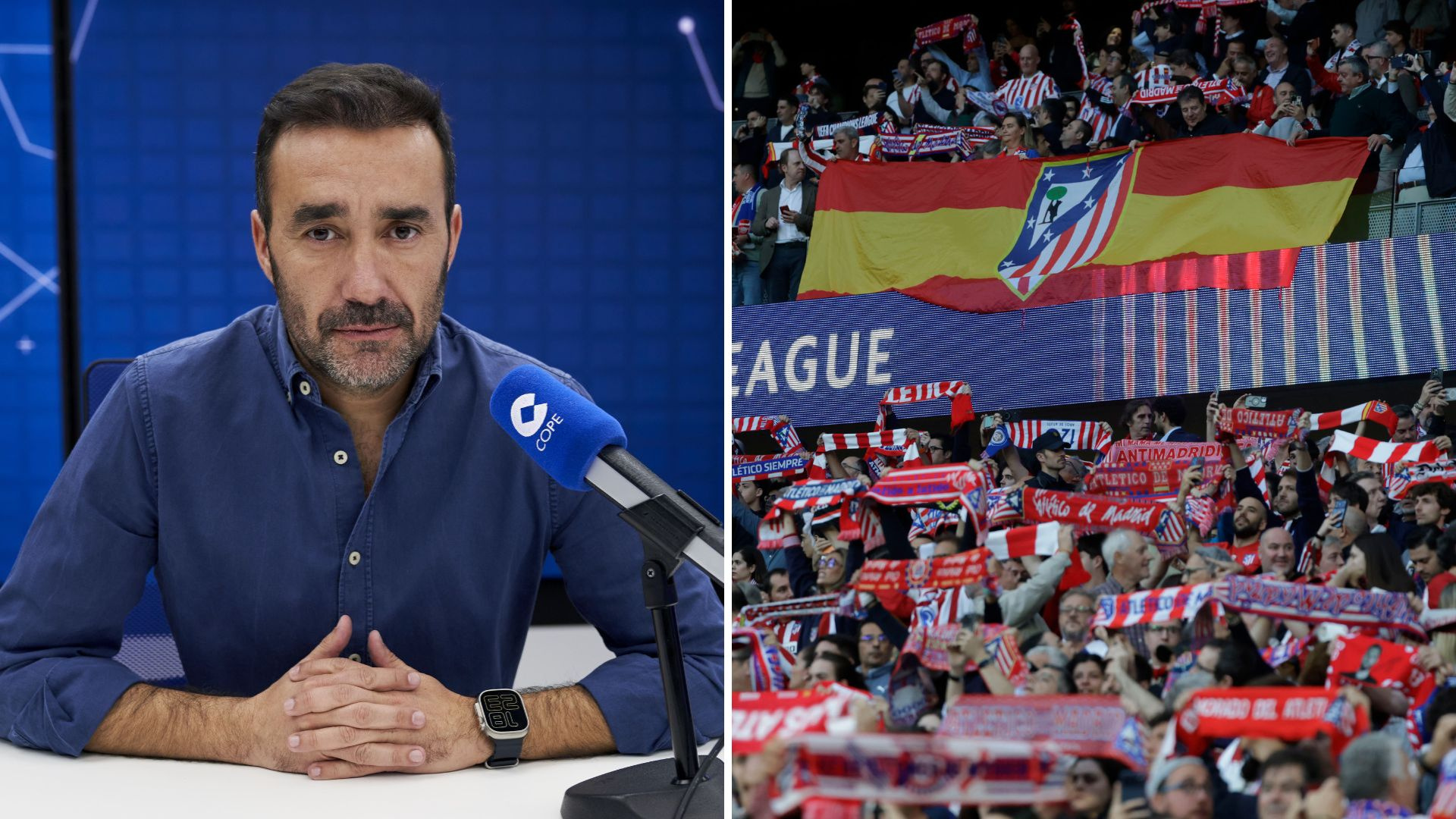 Juanma Castaño y el optimismo del aficionado rojiblanco a una posible final de Champions: 
