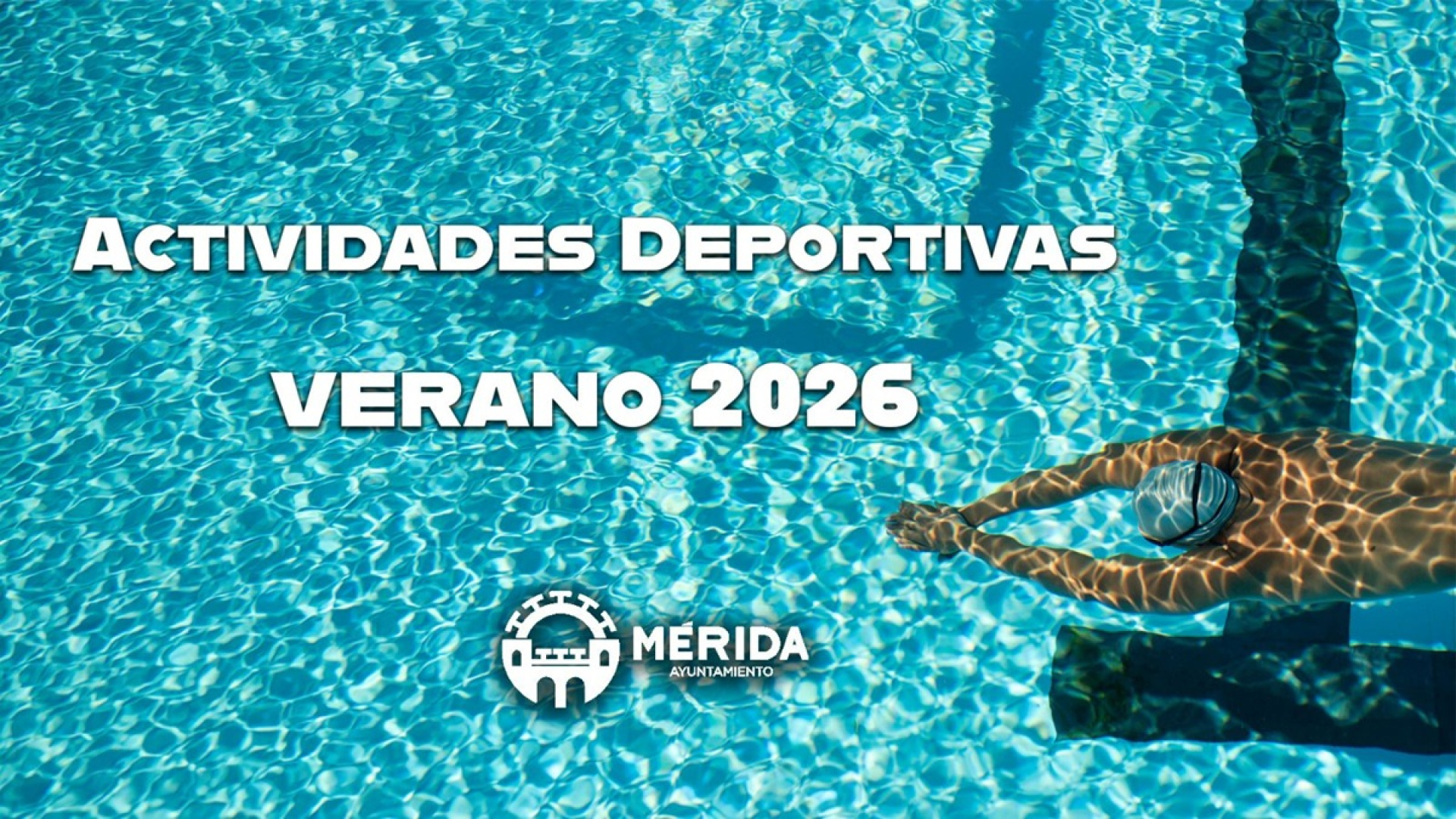 Mérida lanza su oferta deportiva de verano con más de 600 plazas para natación y tecnificación