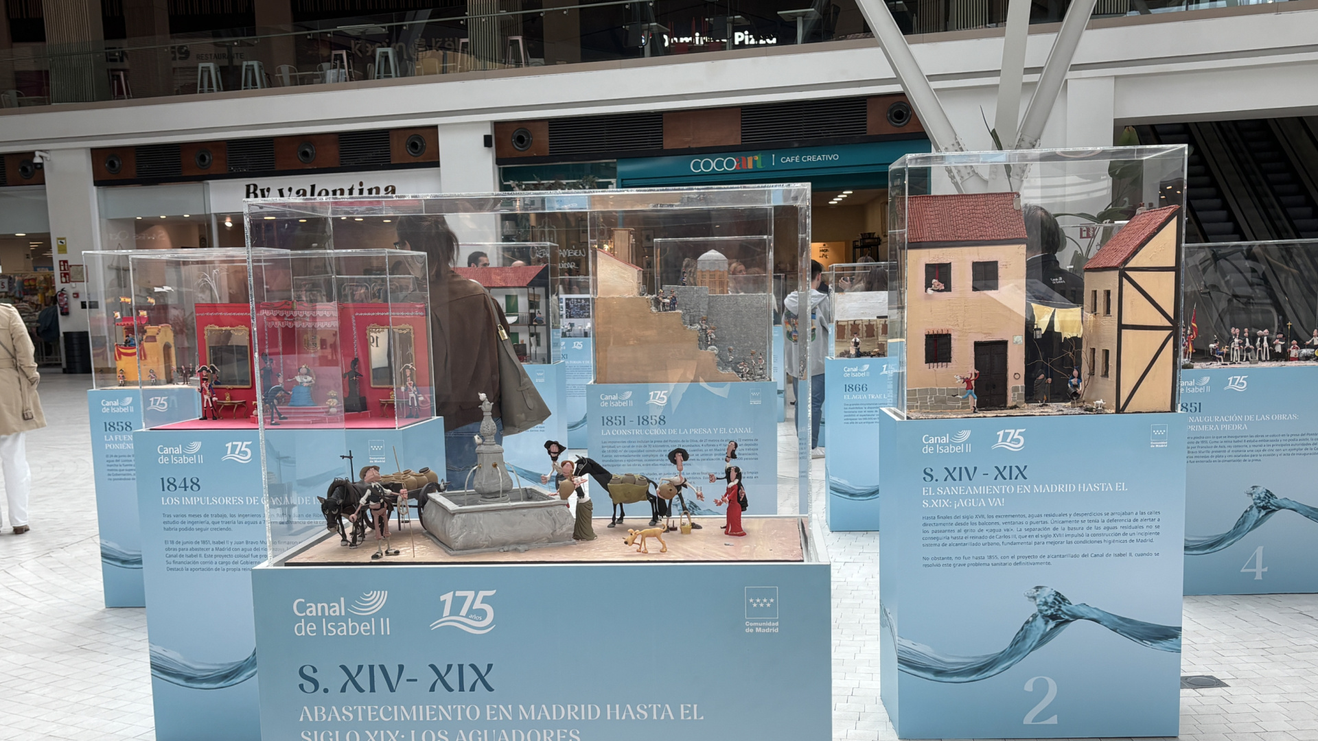 'Un río vertical': la exposición con escenas de plastilina con la que el Canal de Isabel II conmemora sus 175 años de historia llega a Torrelodones