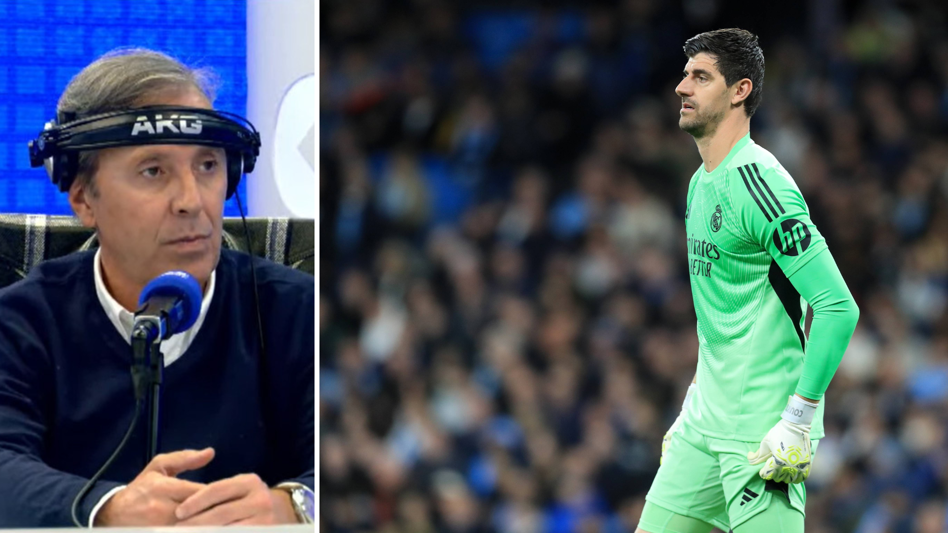 Paco González elogia la decisión de Courtois en el Barcelona - Real Madrid: 