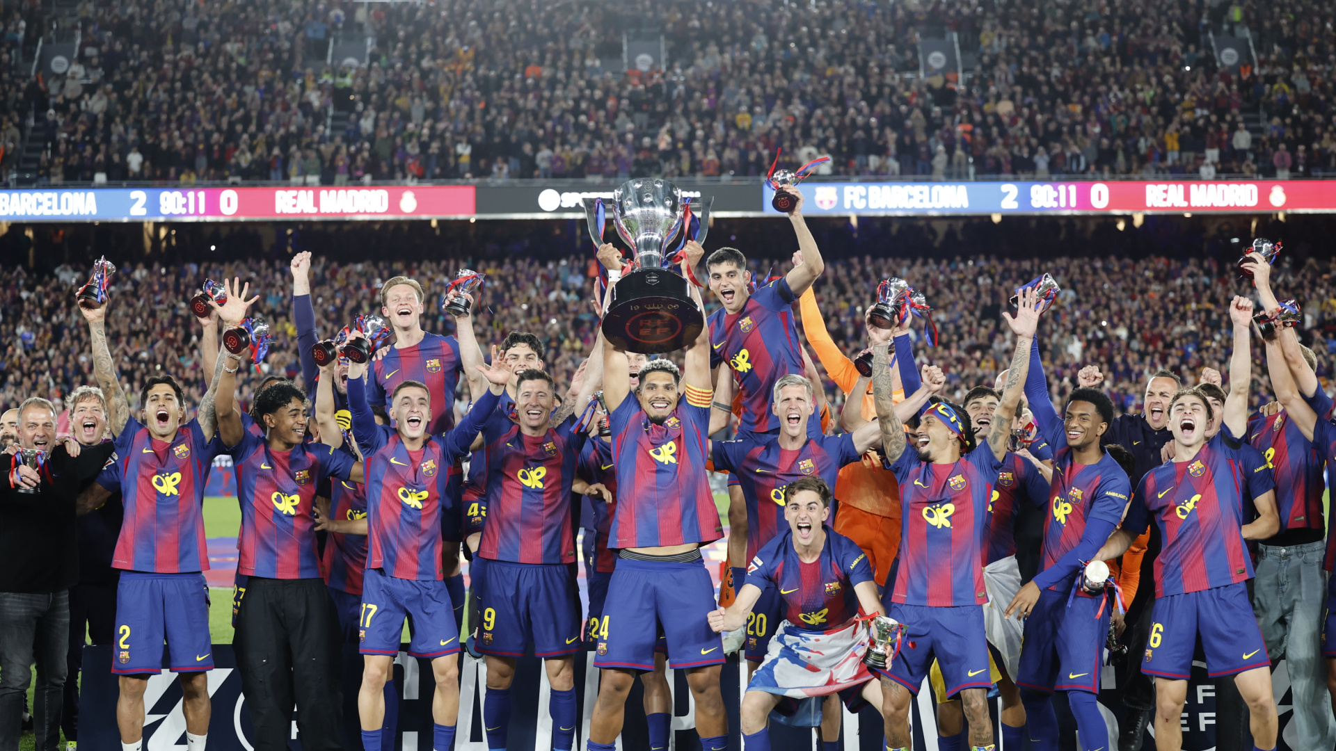 La Liga del clásico del Camp Nou