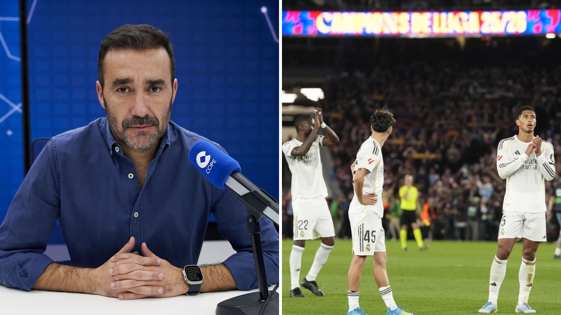 Juanma Castaño elogia el comportamiento del Real Madrid tras el Clásico: 
