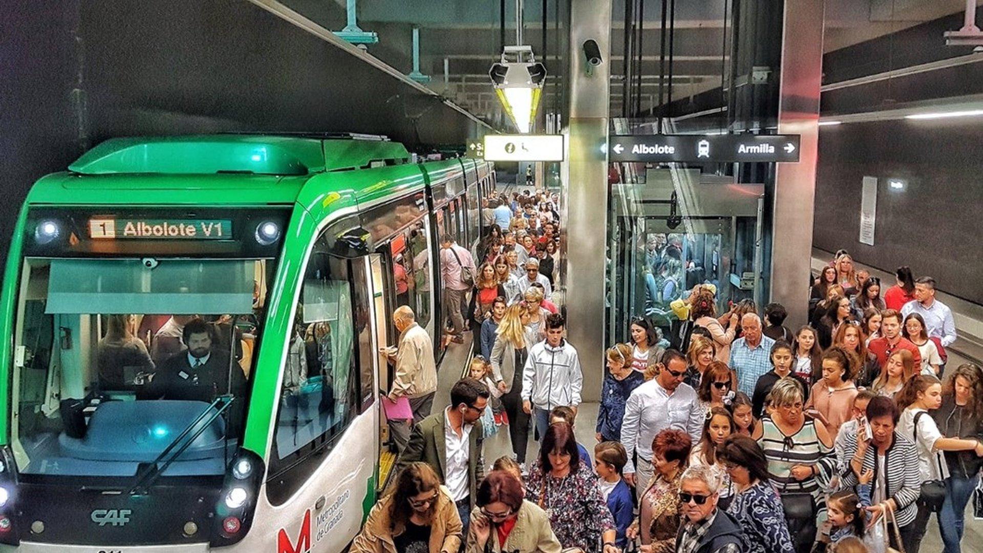 La plantilla del Metro de Granada inicia cinco días de huelga