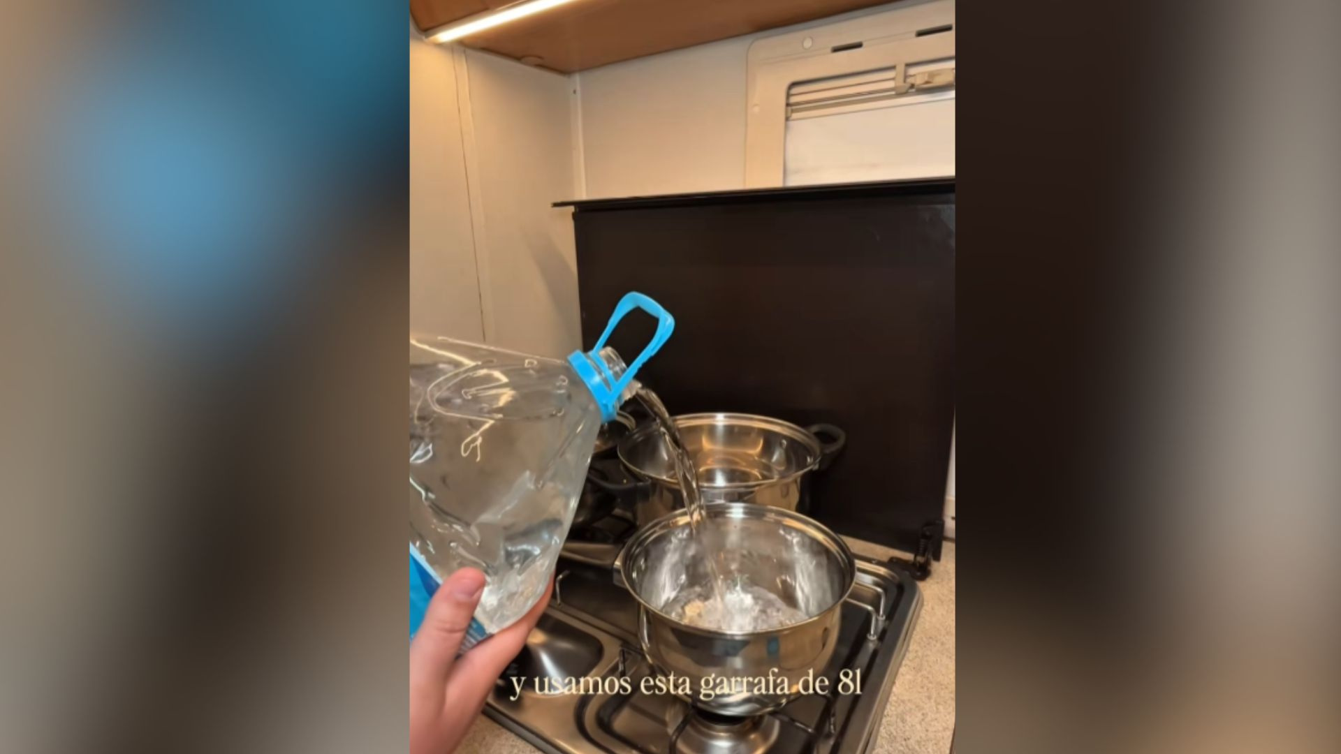 Valeria vive en una caravana: 
