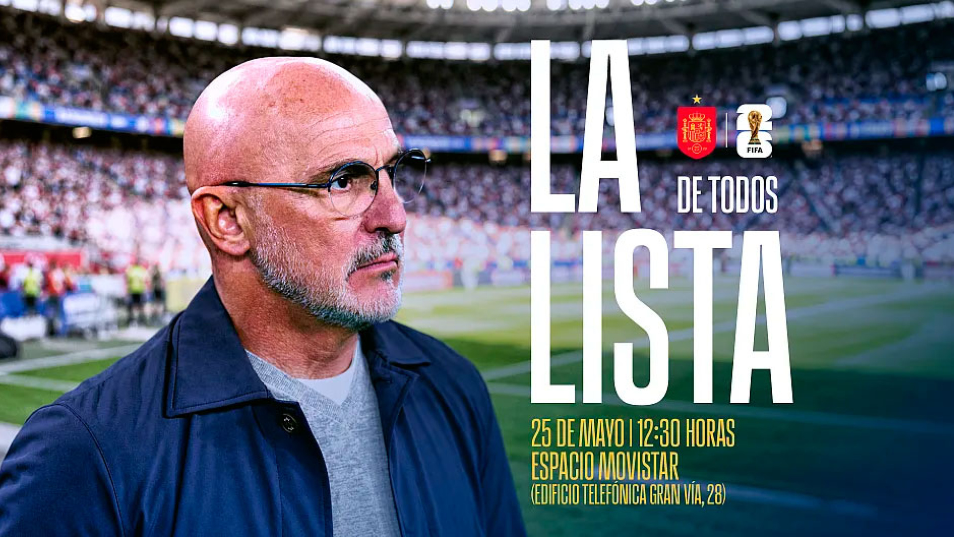 Sigue en directo en COPE este lunes desde las 12:20h la lista de De la Fuente para el Mundial