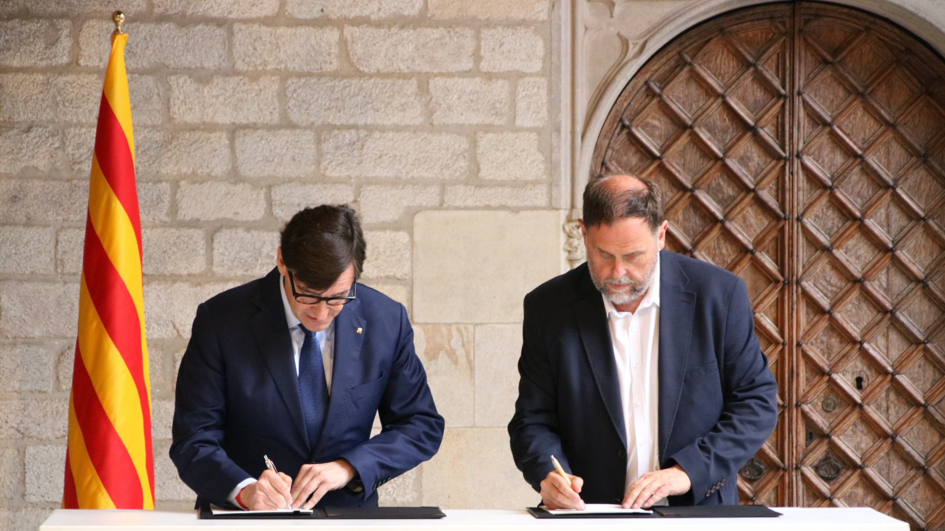 Illa y Junqueras sellan el acuerdo para los Presupuestos de Cataluña de 2026