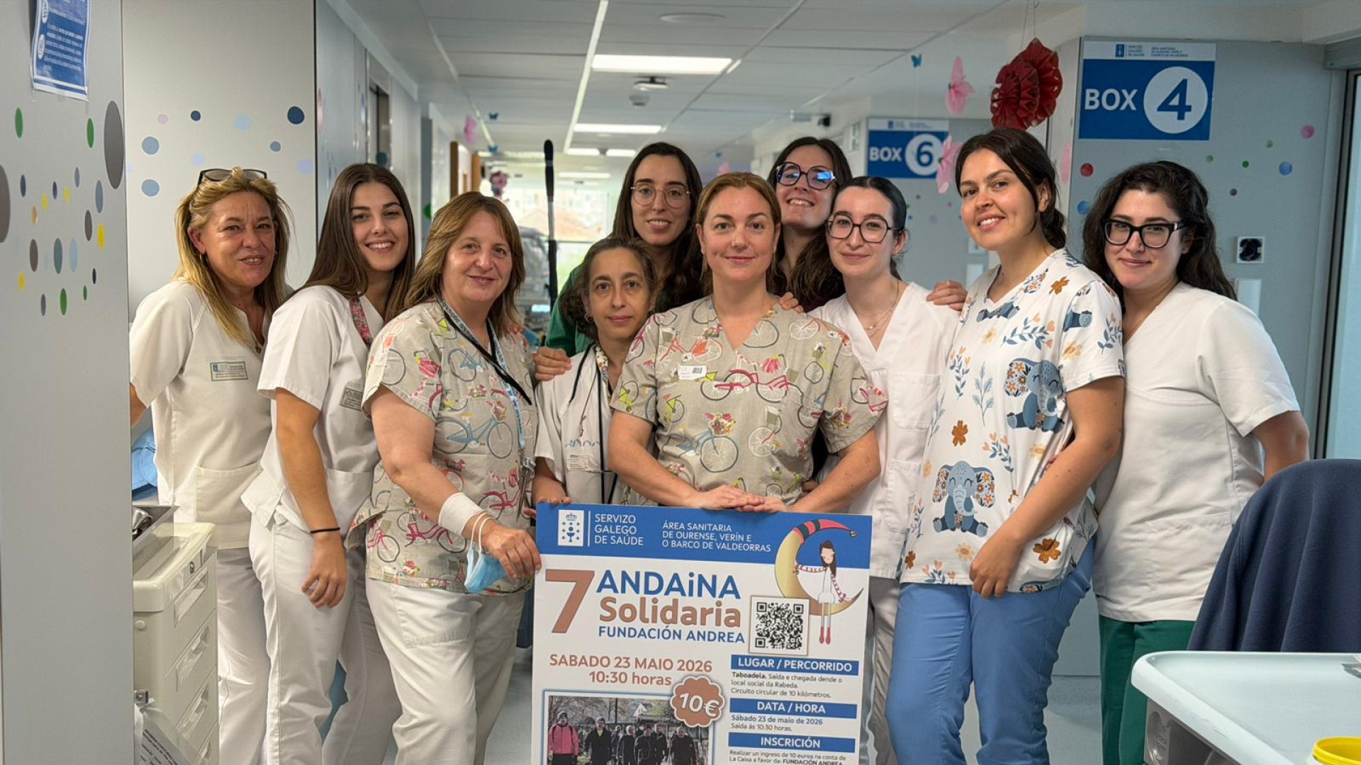 La Fundación Andrea organiza una andaina solidaria este sábado en Taboadela (Ourense) para sus programas de apoyo a los niños