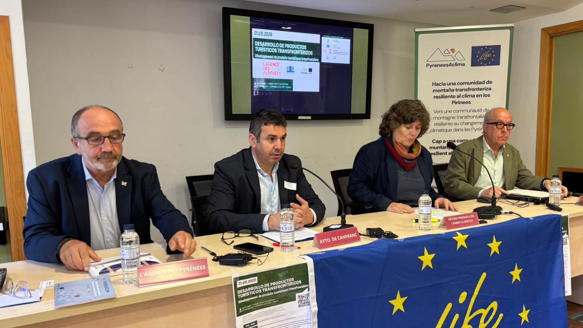 Canfranc une a los Pirineos para impulsar un turismo transfronterizo adaptado al clima