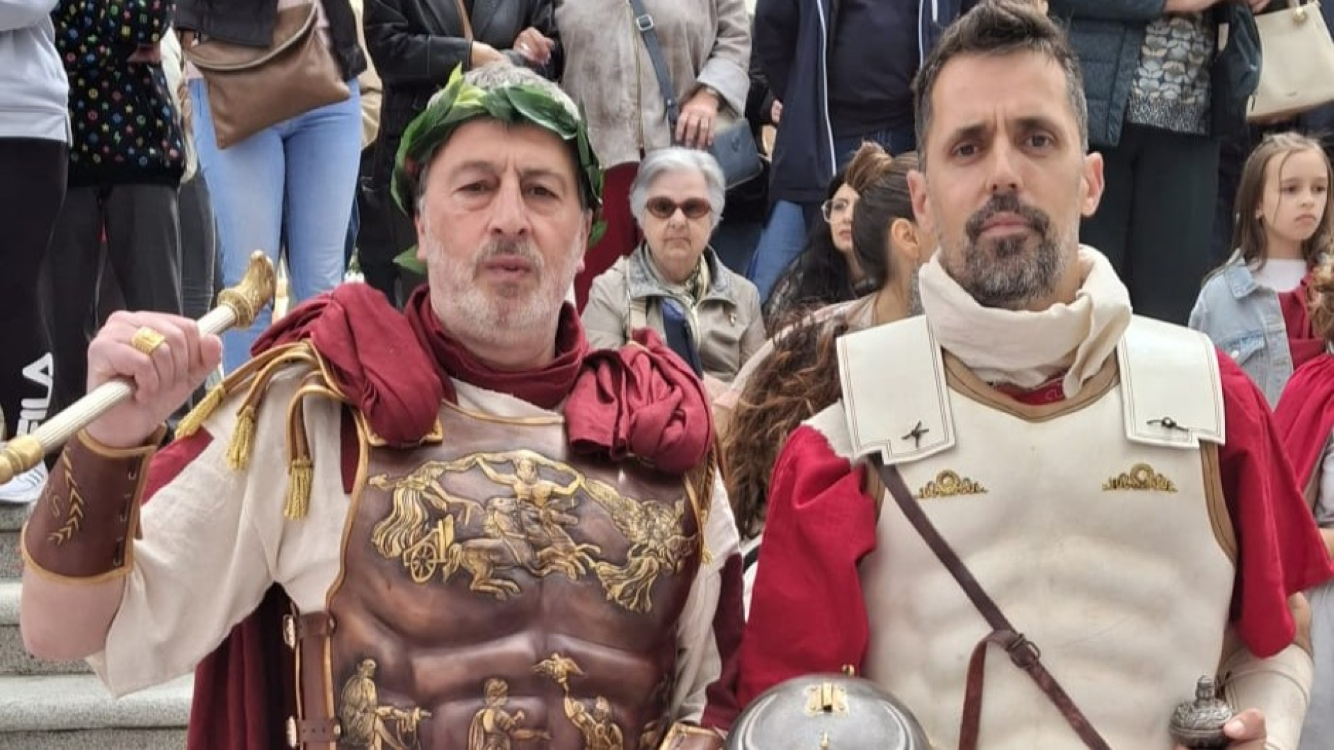 Marcos Iglesias toma el relevo de Alfonso Orol como nuevo César Augusto del Arde Lucus