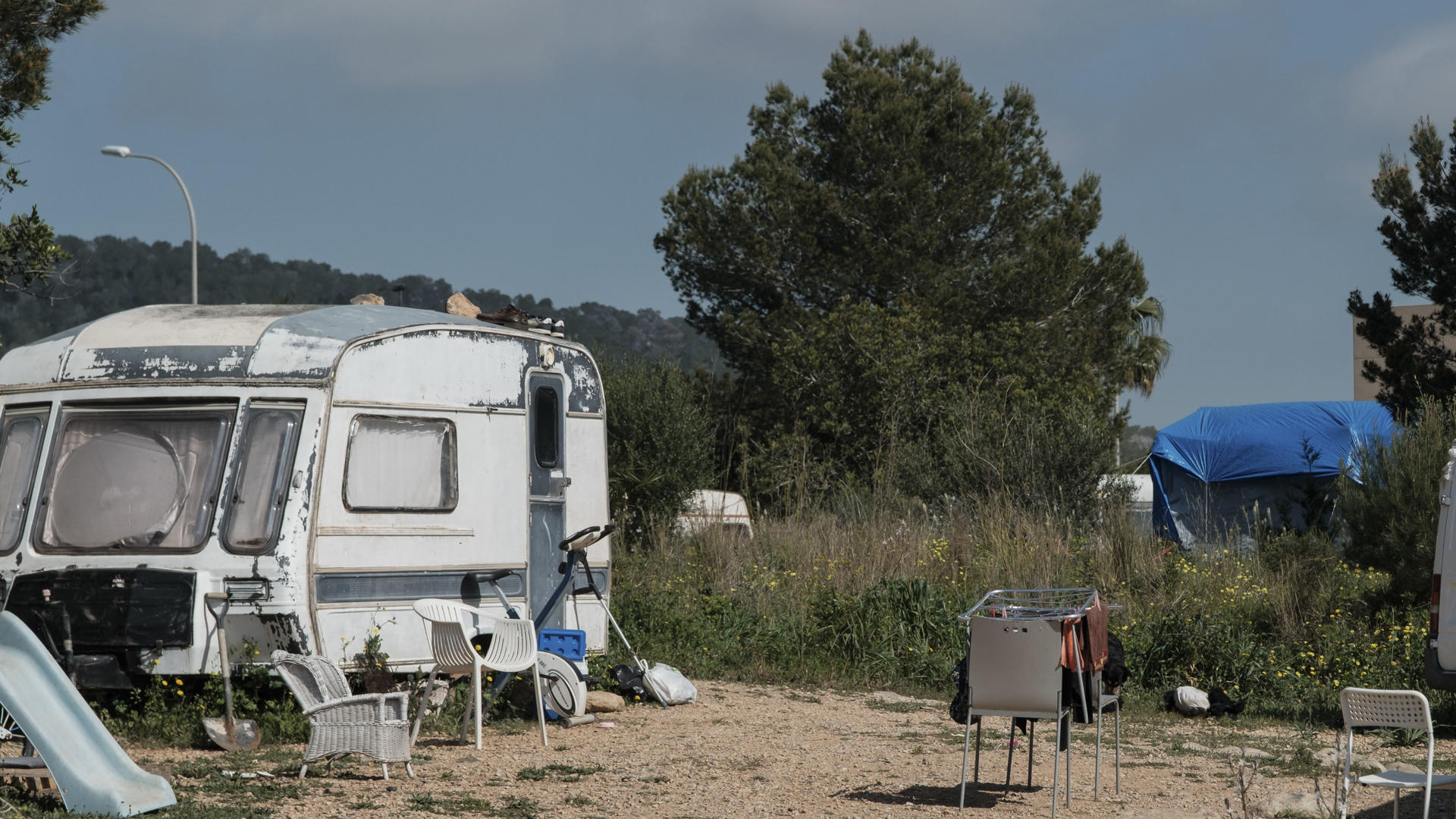 Yamile Mora vivía en una caravana alquilada en Ibiza: 