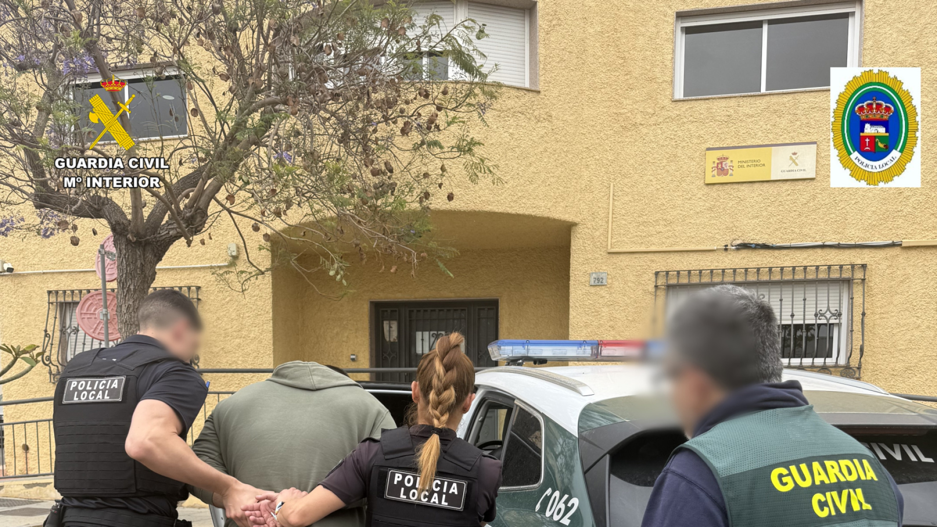 Cae en Vícar el autor de 37 delitos que tenía en jaque a todo un barrio