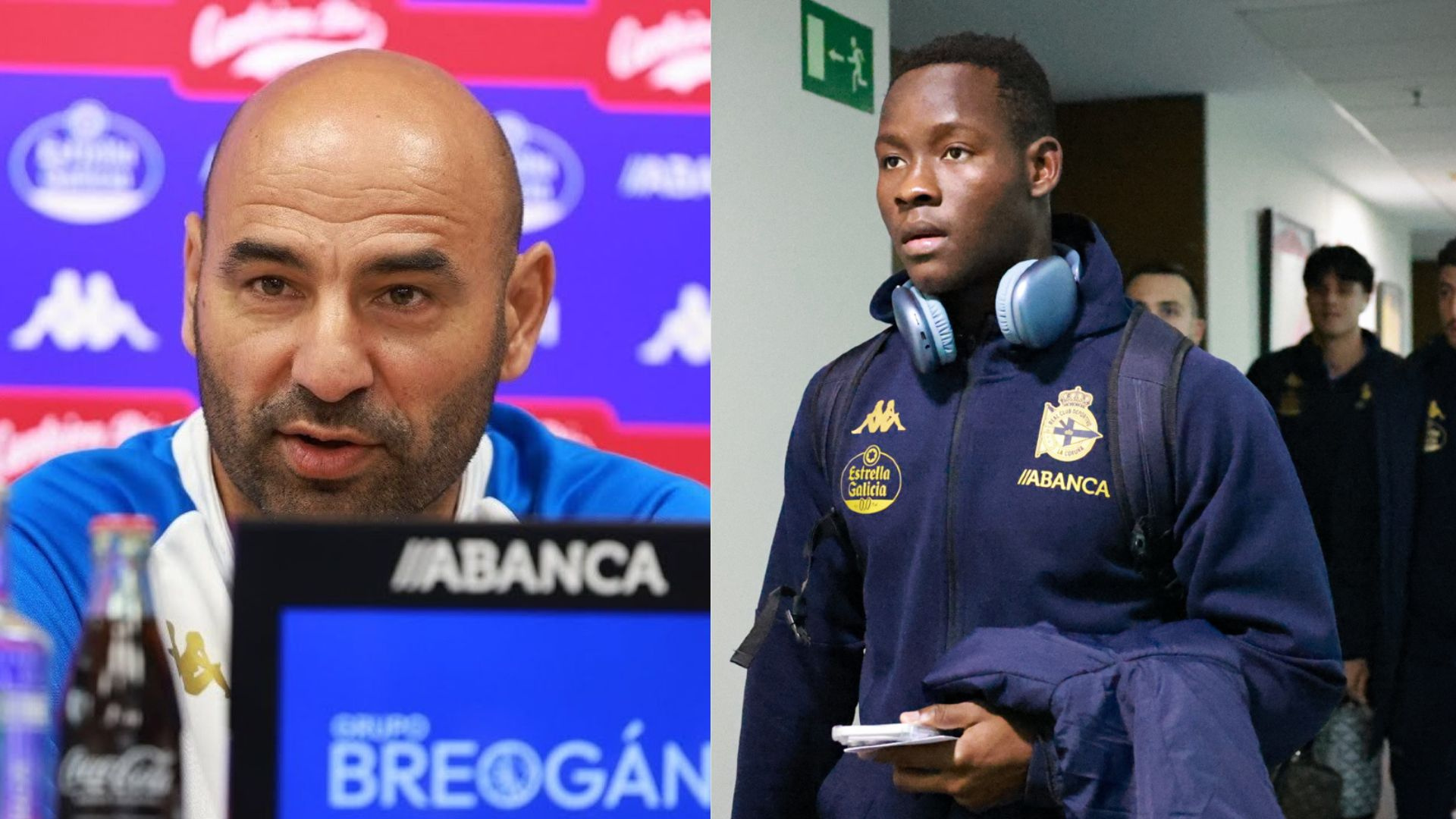 El consejo de Manuel Pablo a Bil Nsongo ante del Valladolid-Deportivo: 