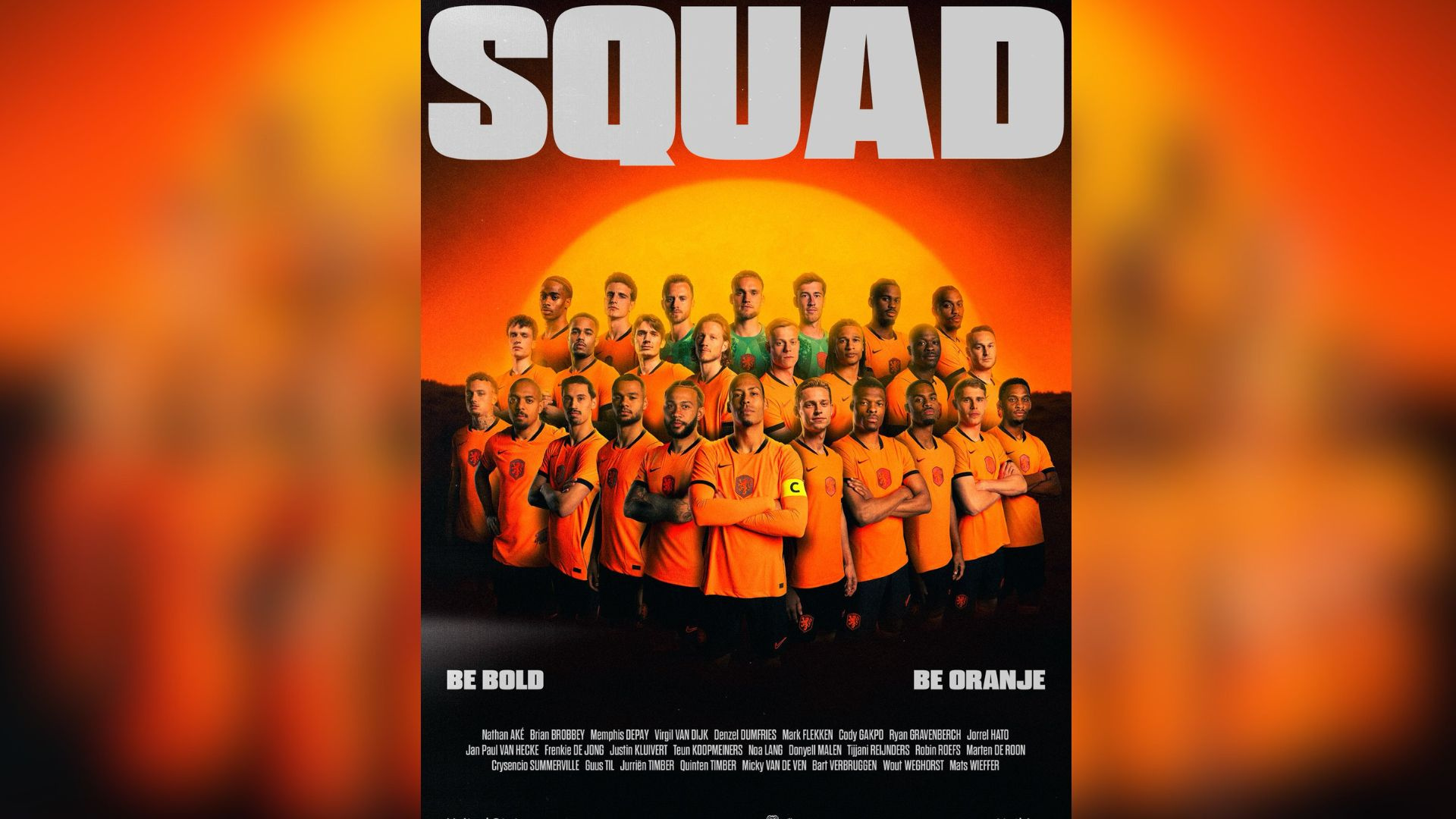 De Jong y Van Dijk encabezan la convocatoria de Países Bajos para el Mundial