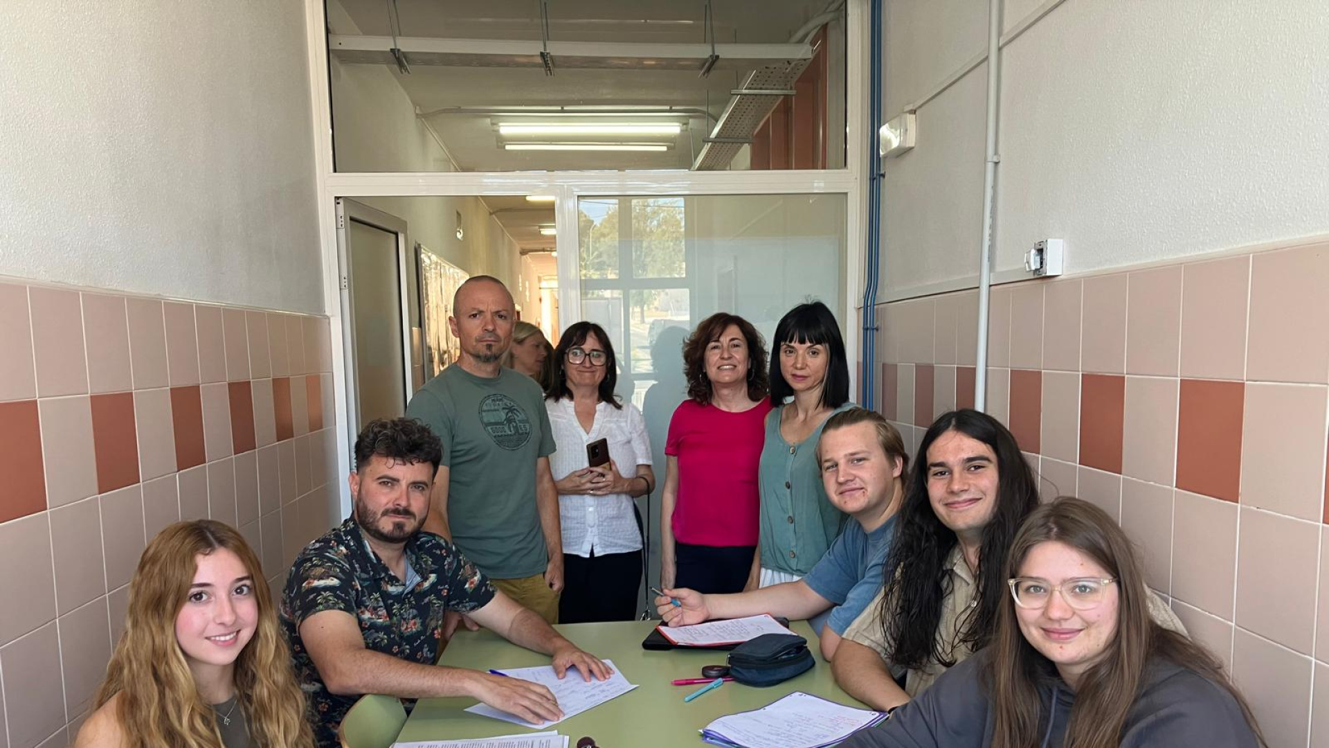 Los profesores en huelga que ofrecen clases voluntarias para la selectividad: 
