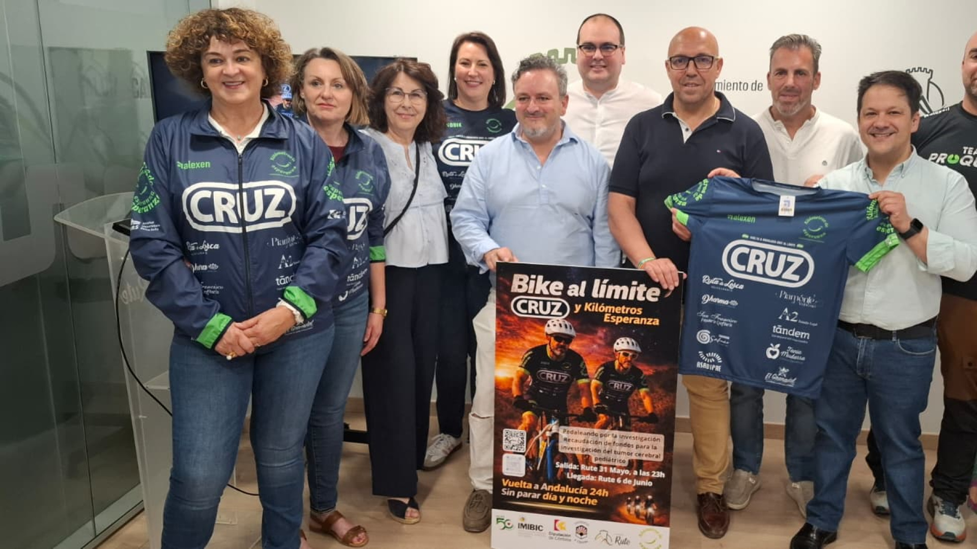 Rute será salida y llegada de la Vuelta Solidaria a Andalucía ‘Bike al límite CRUZ - Kilómetros de Esperanza’