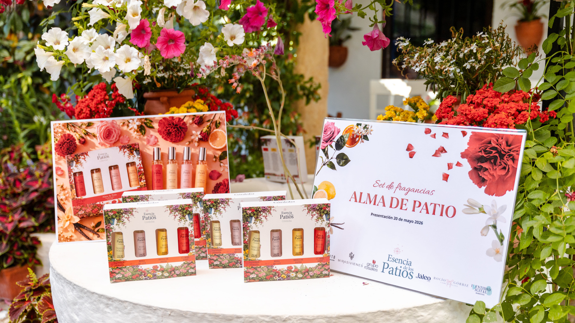 El alma de los patios de Córdoba se captura en una nueva colección de perfumes
