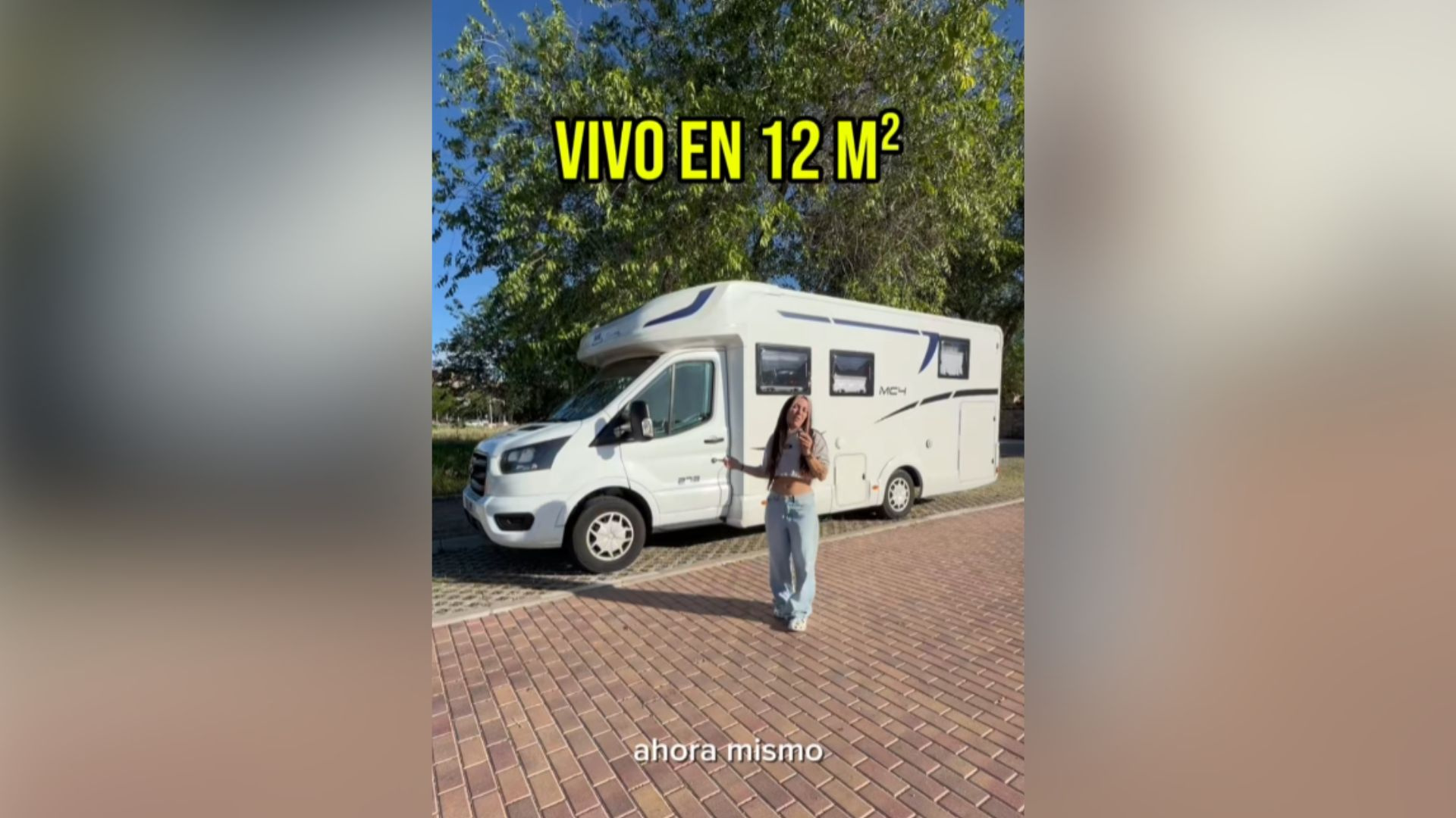 Diana (31) vive en una autocaravana: 