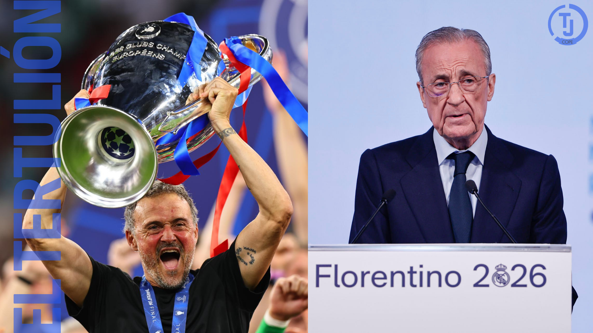 Luis Enrique domina en Europa y las dudas con Florentino, en El Tertulión de los domingos