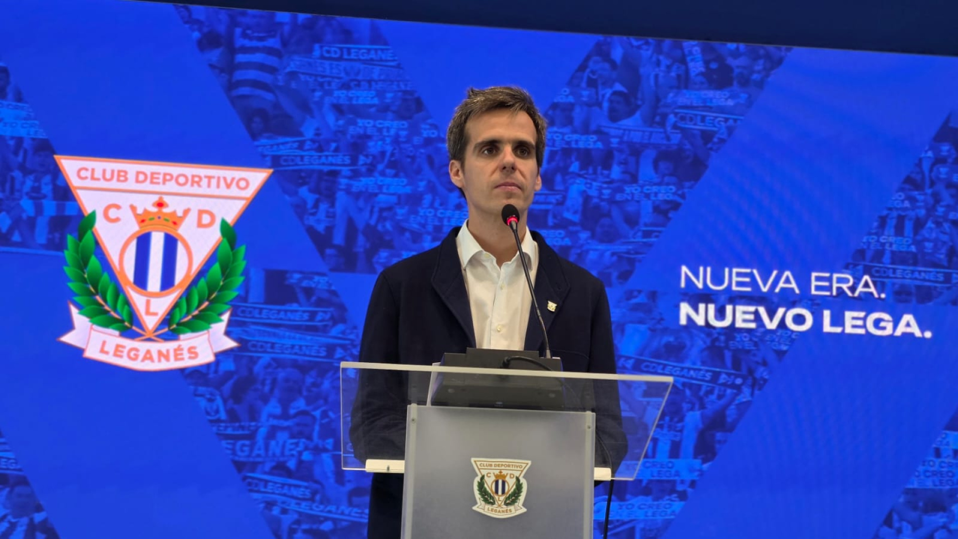 Eduardo Cosín, el nuevo presidente del Leganés, anuncia que se van a congelar 