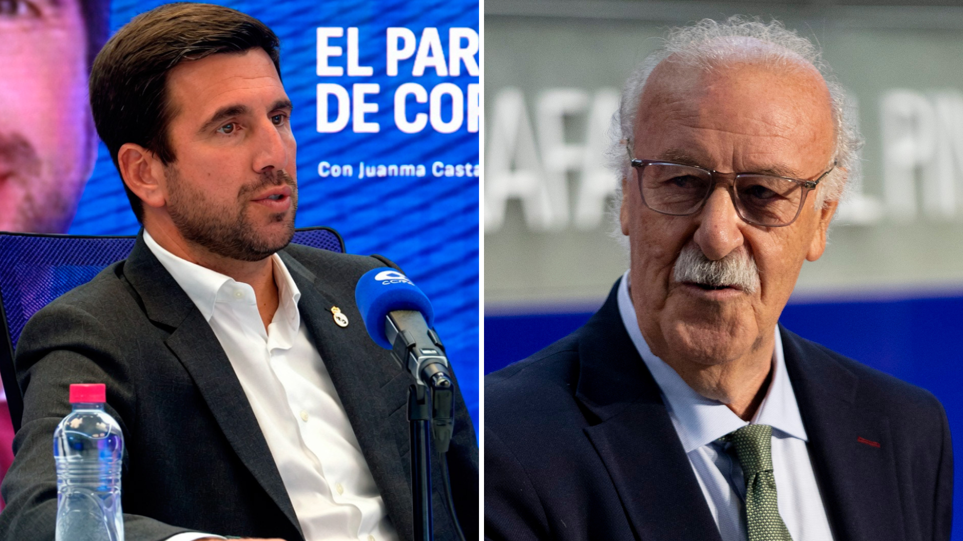 Enrique Riquelme, en El Partidazo de COPE: "Don Vicente del Bosque formará parte de nuestro proyecto"