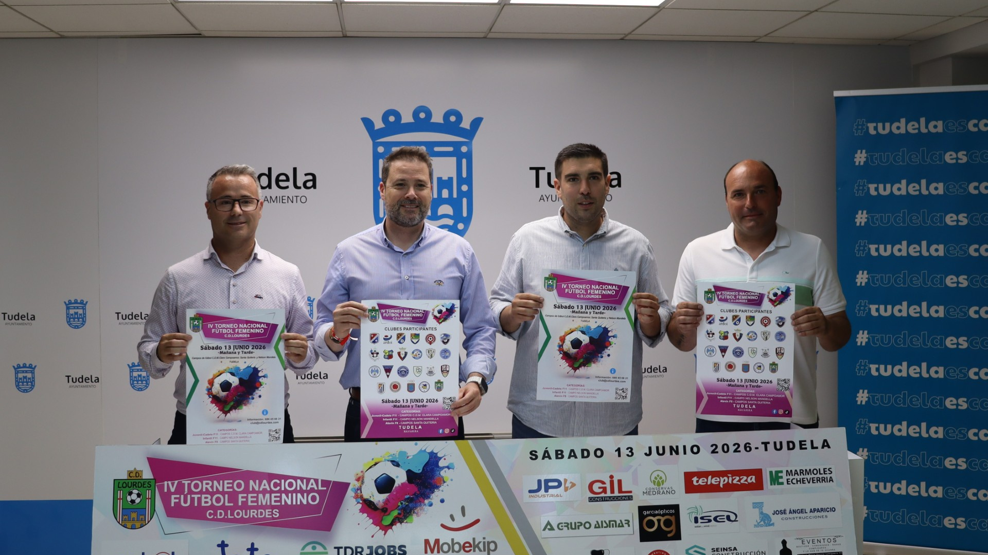 Tudela se convierte en la capital del fútbol femenino con un torneo de récord